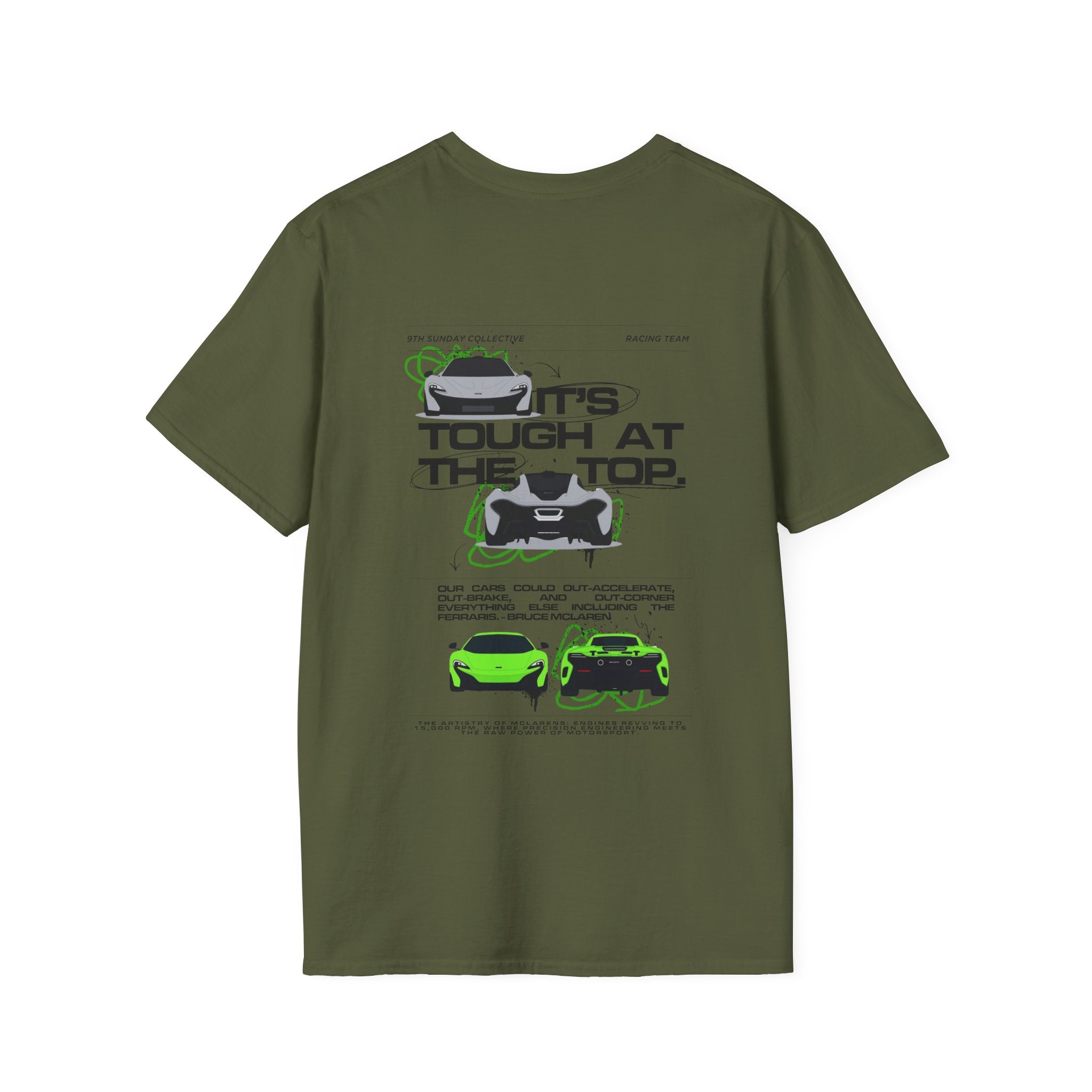 ITS TOUGH AT THE TOP RACING TEE
