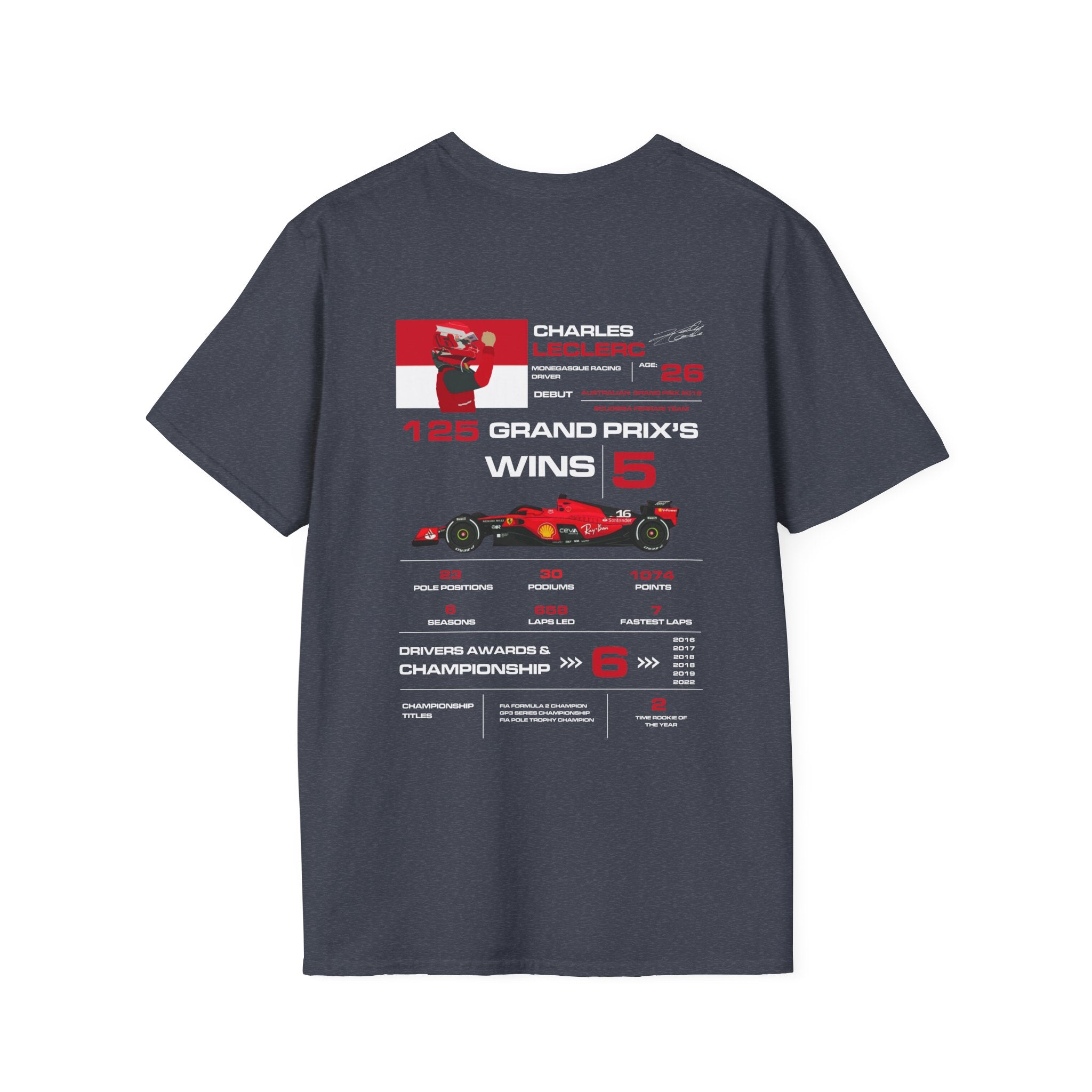 CHARLES LECLERC FORMULA ONE TEE