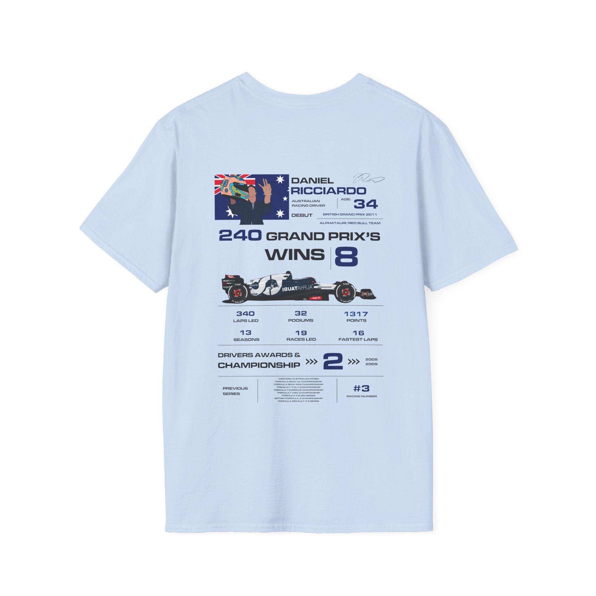 DANIEL RICCIARDO FORMULA ONE TEE