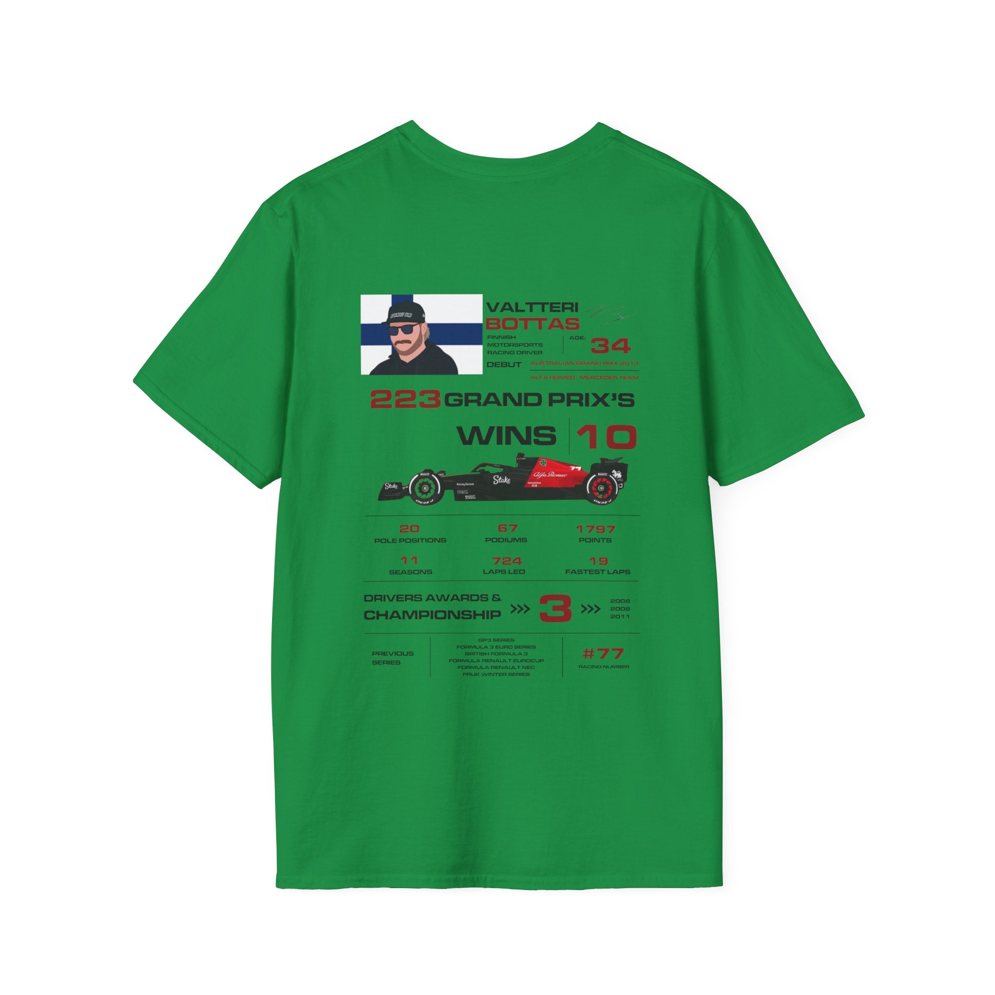 VALTTERI BOTTAS FORMULA ONE TEE