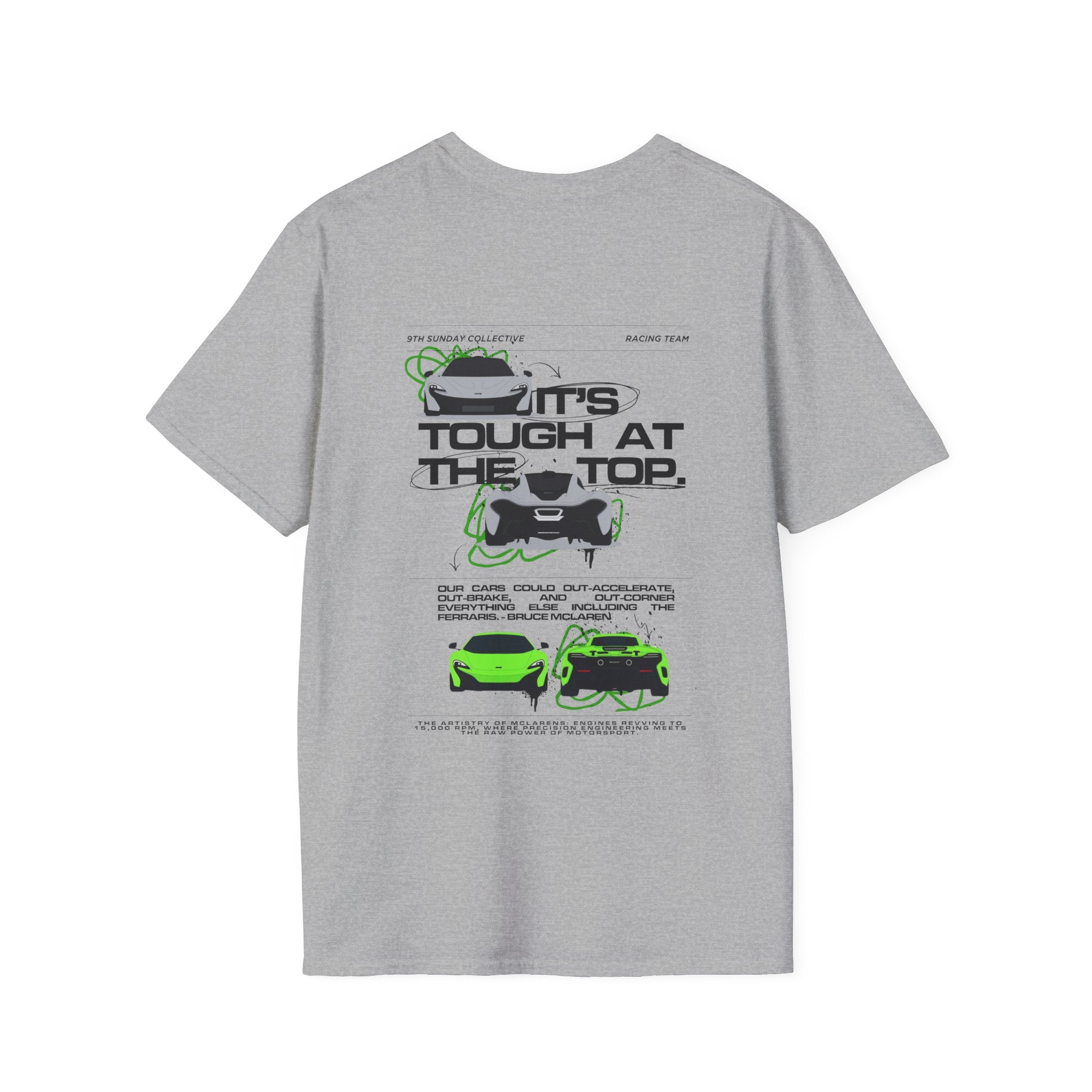 ITS TOUGH AT THE TOP RACING TEE