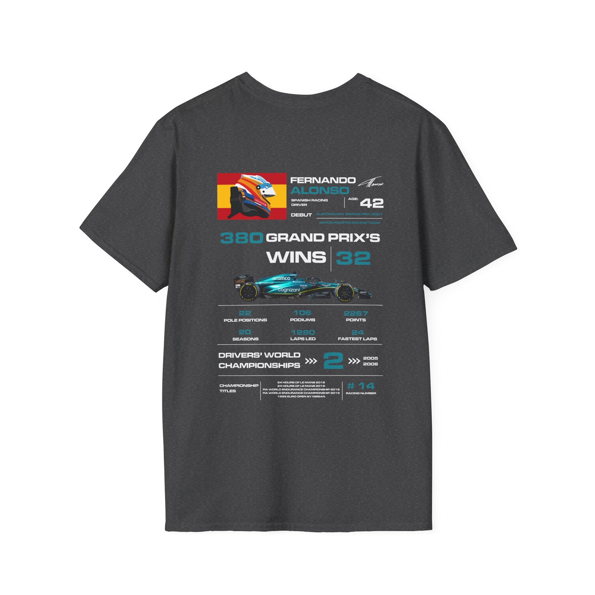 FERNANDO ALONSO FORMULA ONE TEE