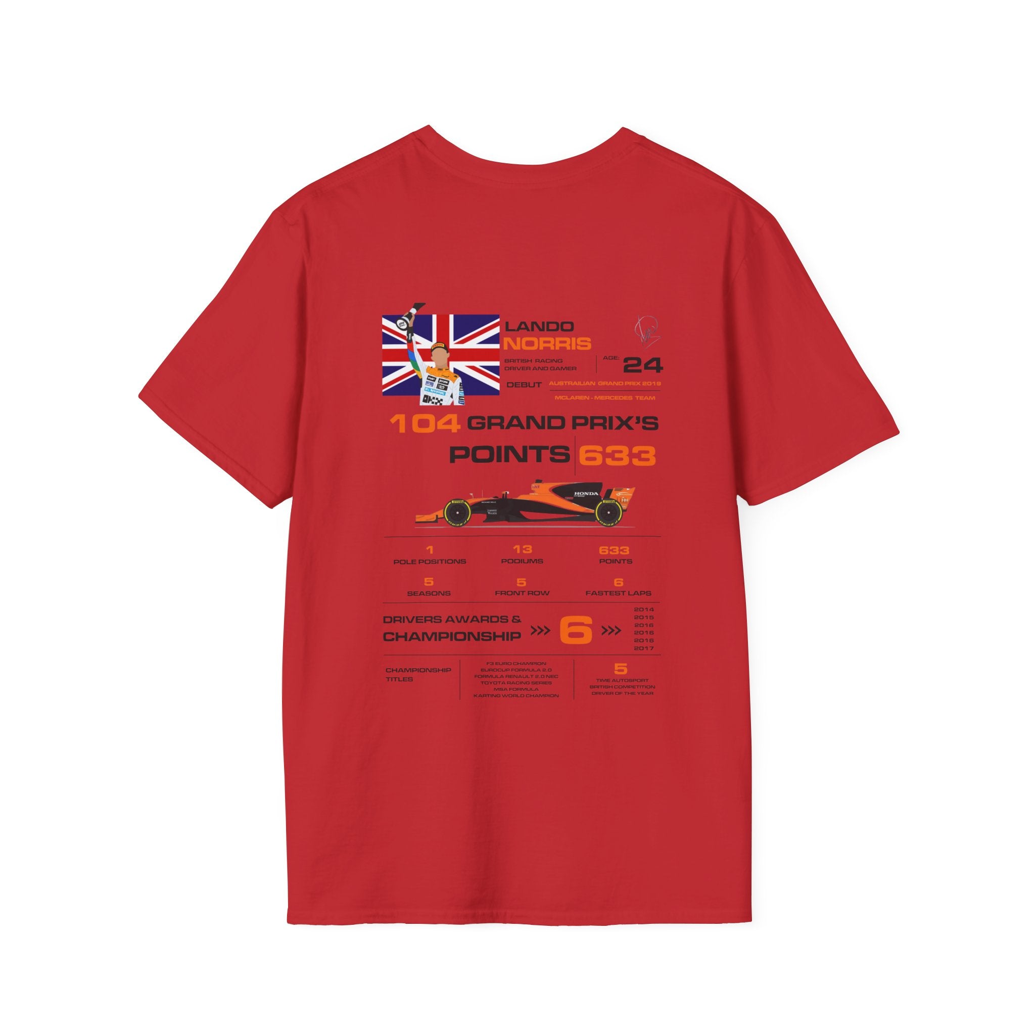 LANDO NORRIS FORMULA ONE TEE