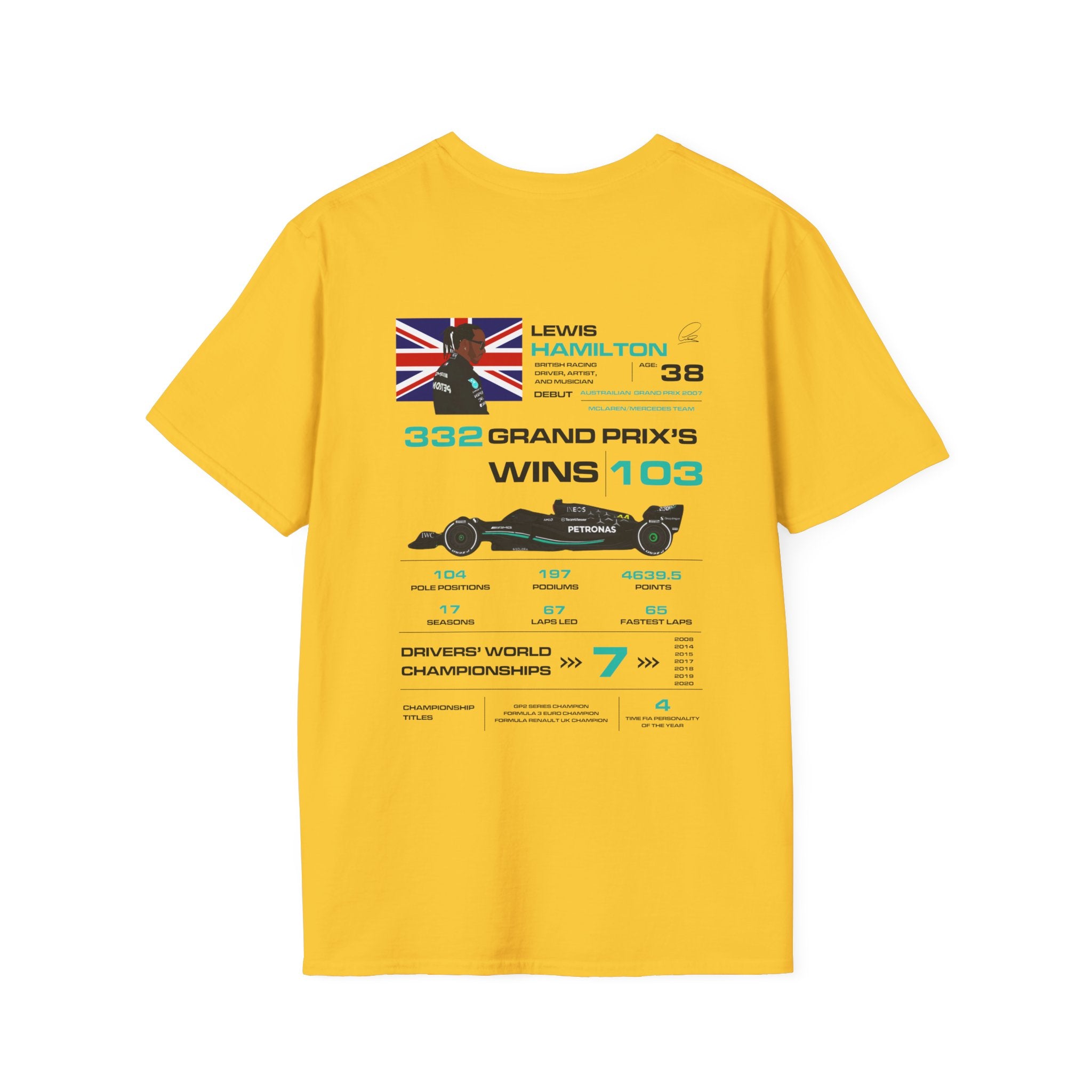 LEWIS HAMILTON FORMULA ONE TEE