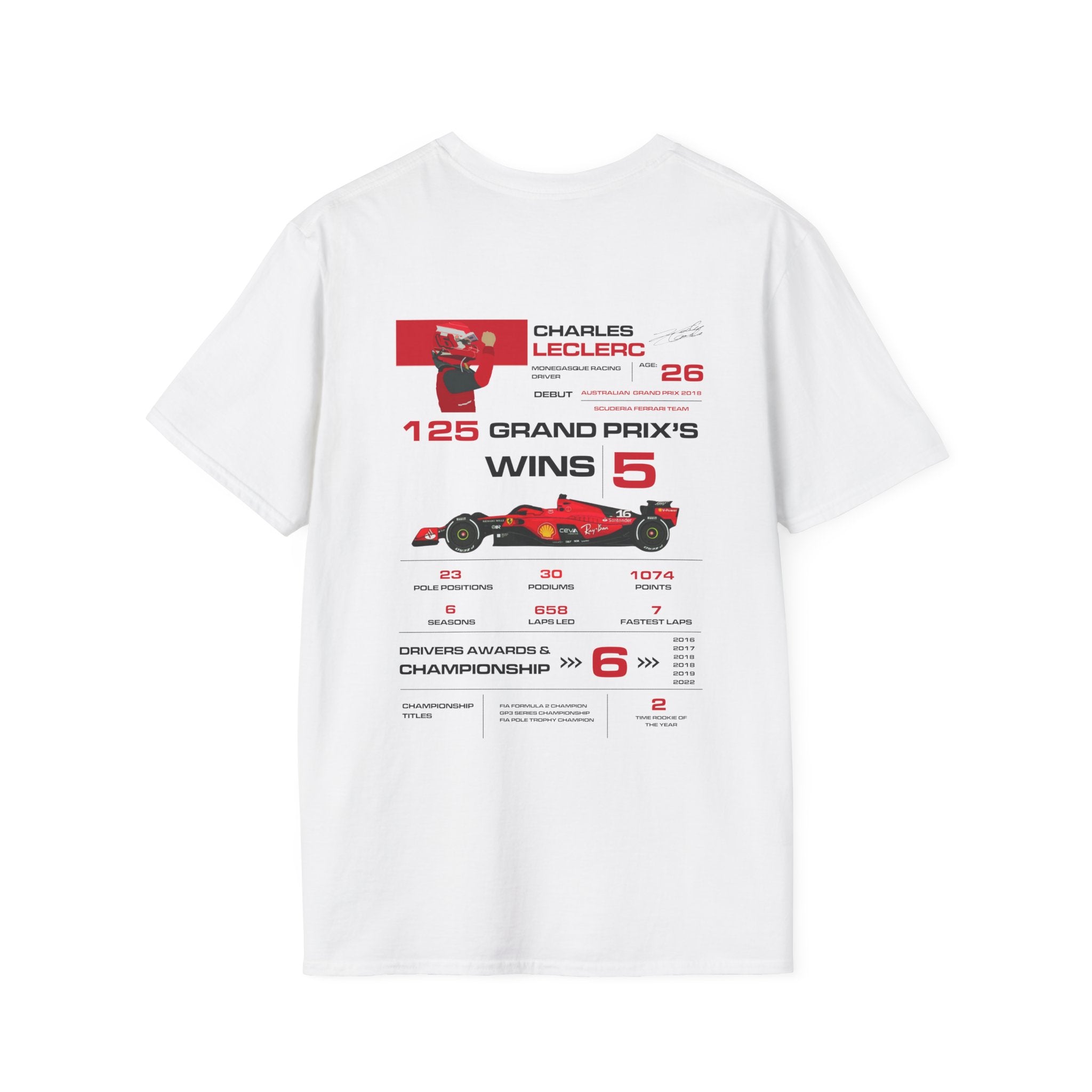 CHARLES LECLERC FORMULA ONE TEE
