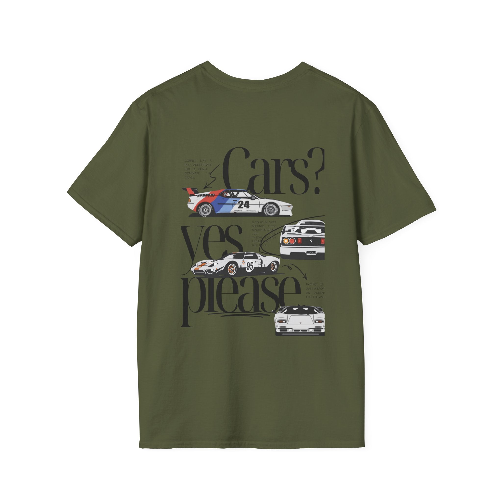 CARS - YES - PLEASE - RACING TEE