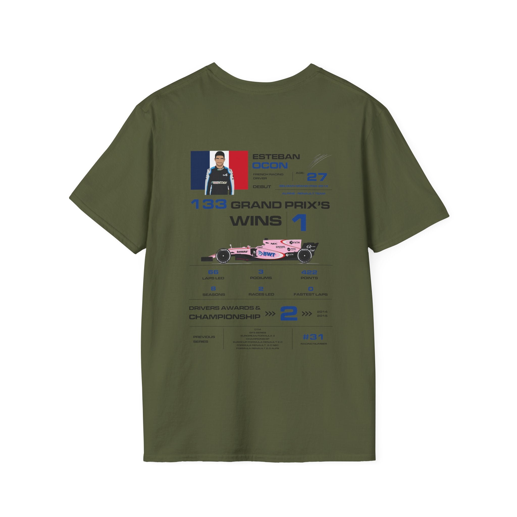 ESTEBAN OCON FORMULA ONE TEE
