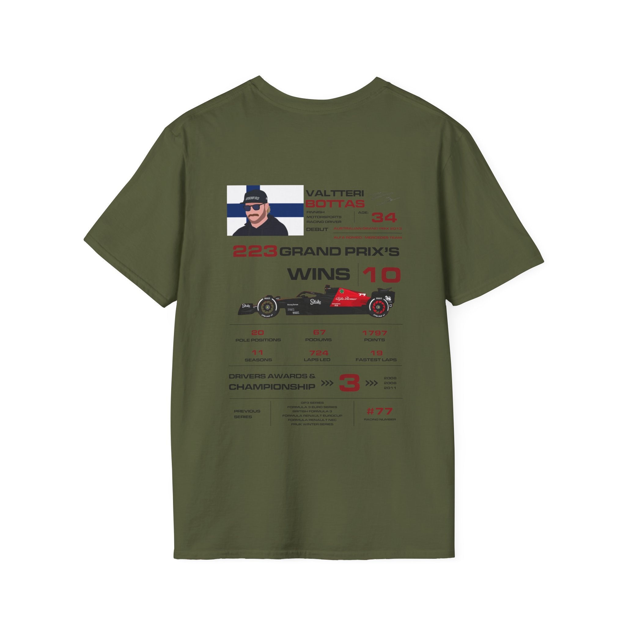 VALTTERI BOTTAS FORMULA ONE TEE
