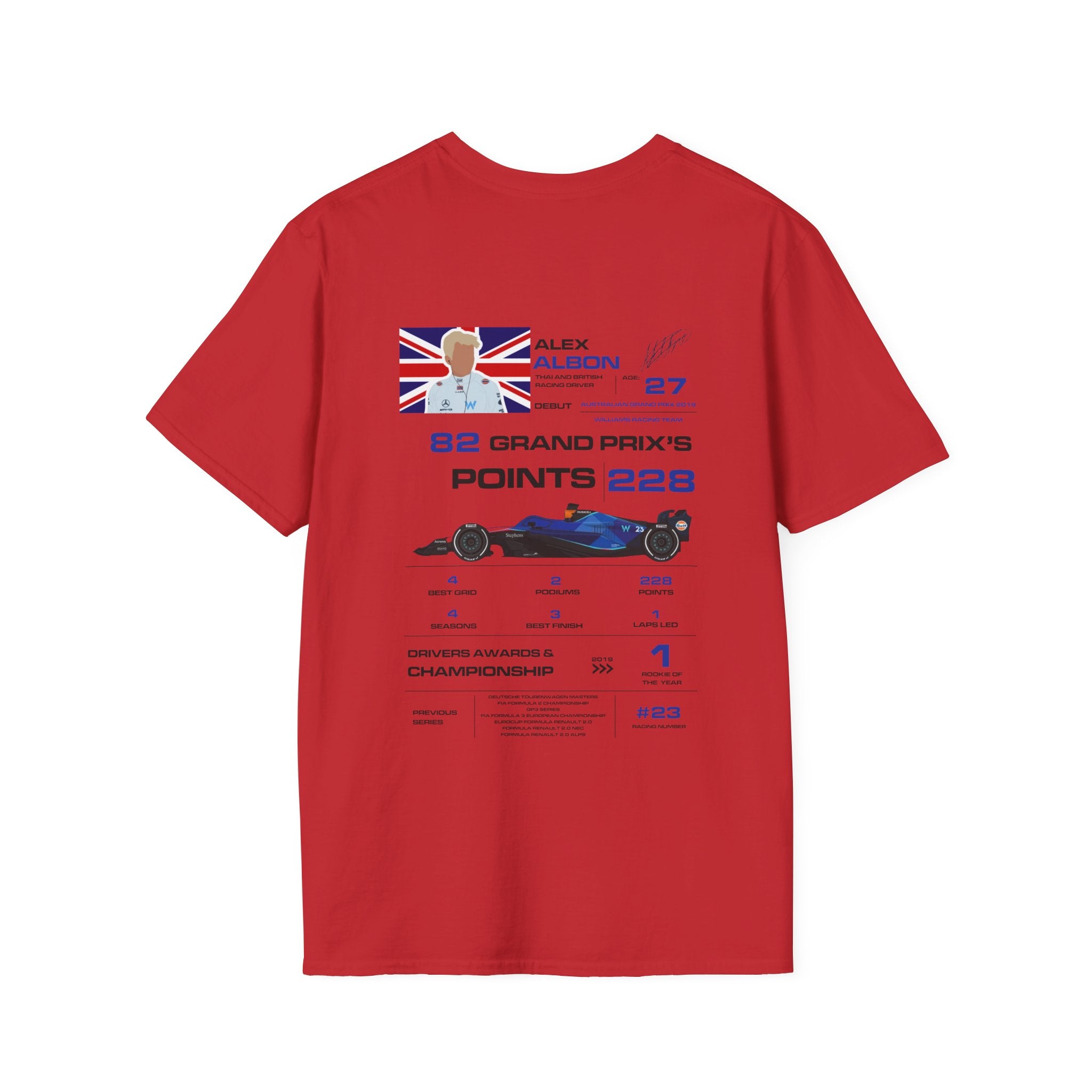ALEX ALBON FORMULA ONE TEE