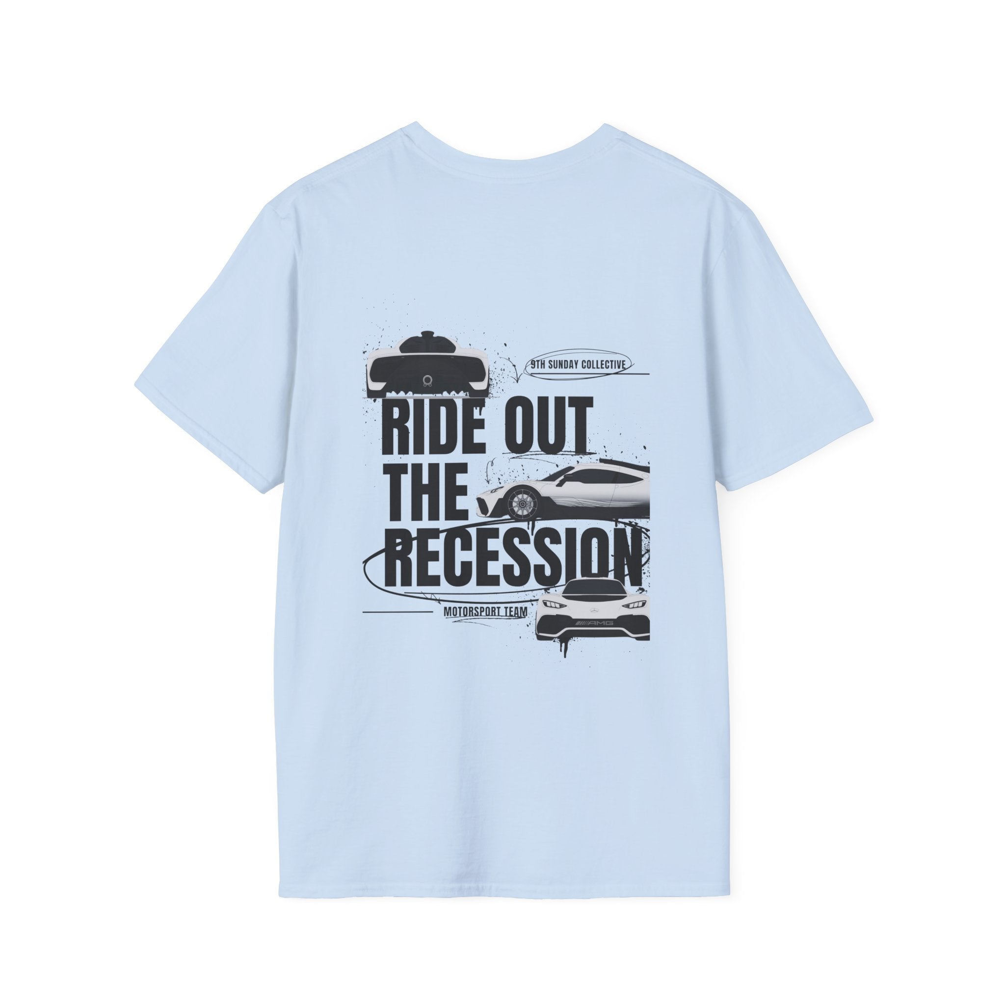 RIDE OUT THE RECESSION RACING TEE