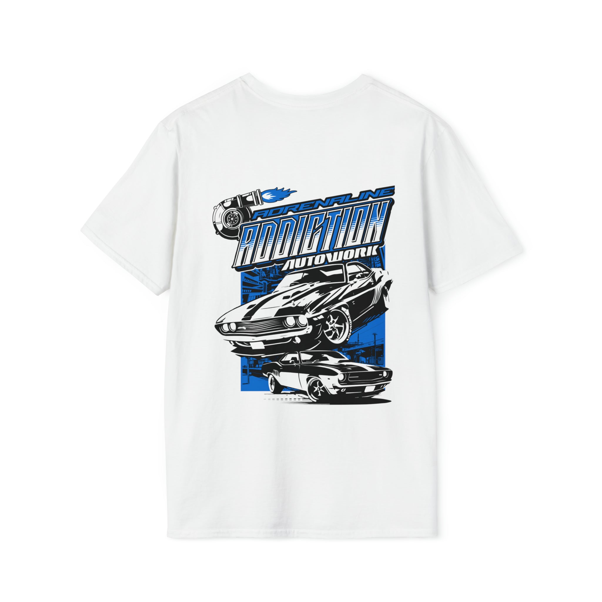ADRENALINE ADDICTION AUTOWORK TEE