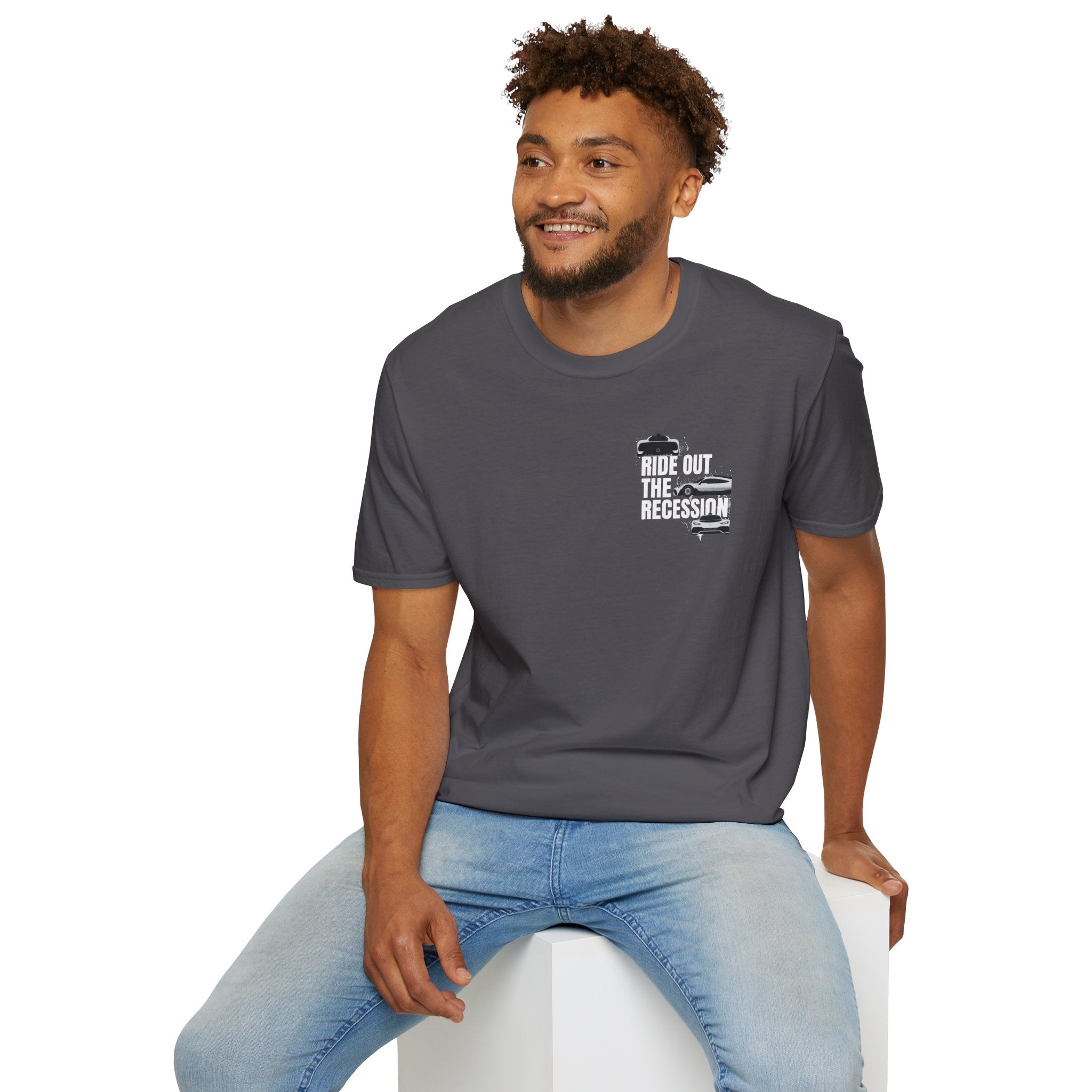 RIDE OUT THE RECESSION RACING TEE