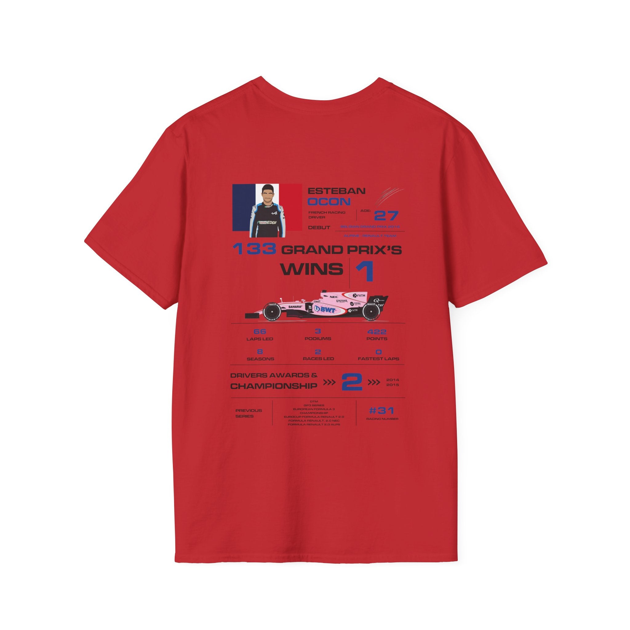 ESTEBAN OCON FORMULA ONE TEE