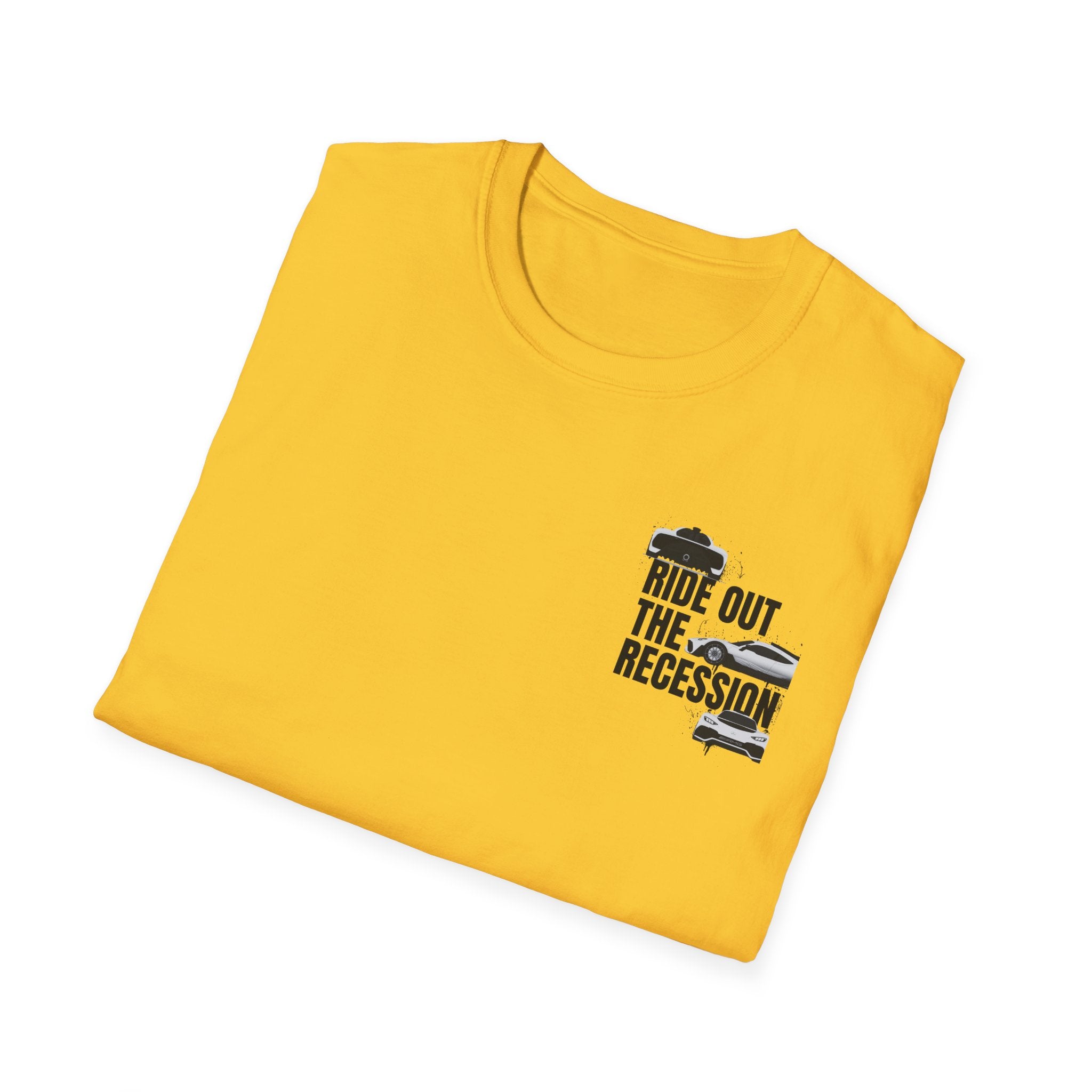 RIDE OUT THE RECESSION RACING TEE