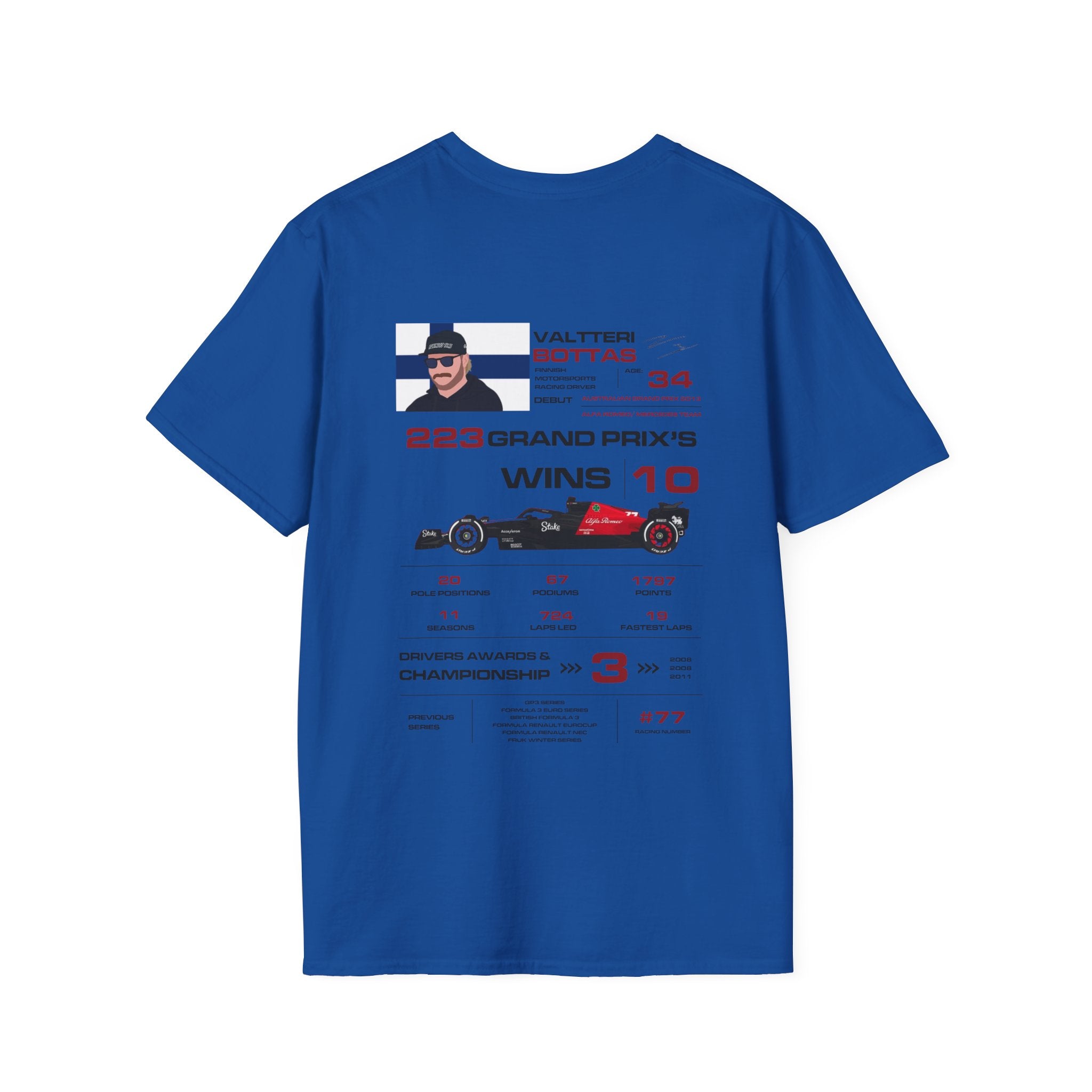 VALTTERI BOTTAS FORMULA ONE TEE