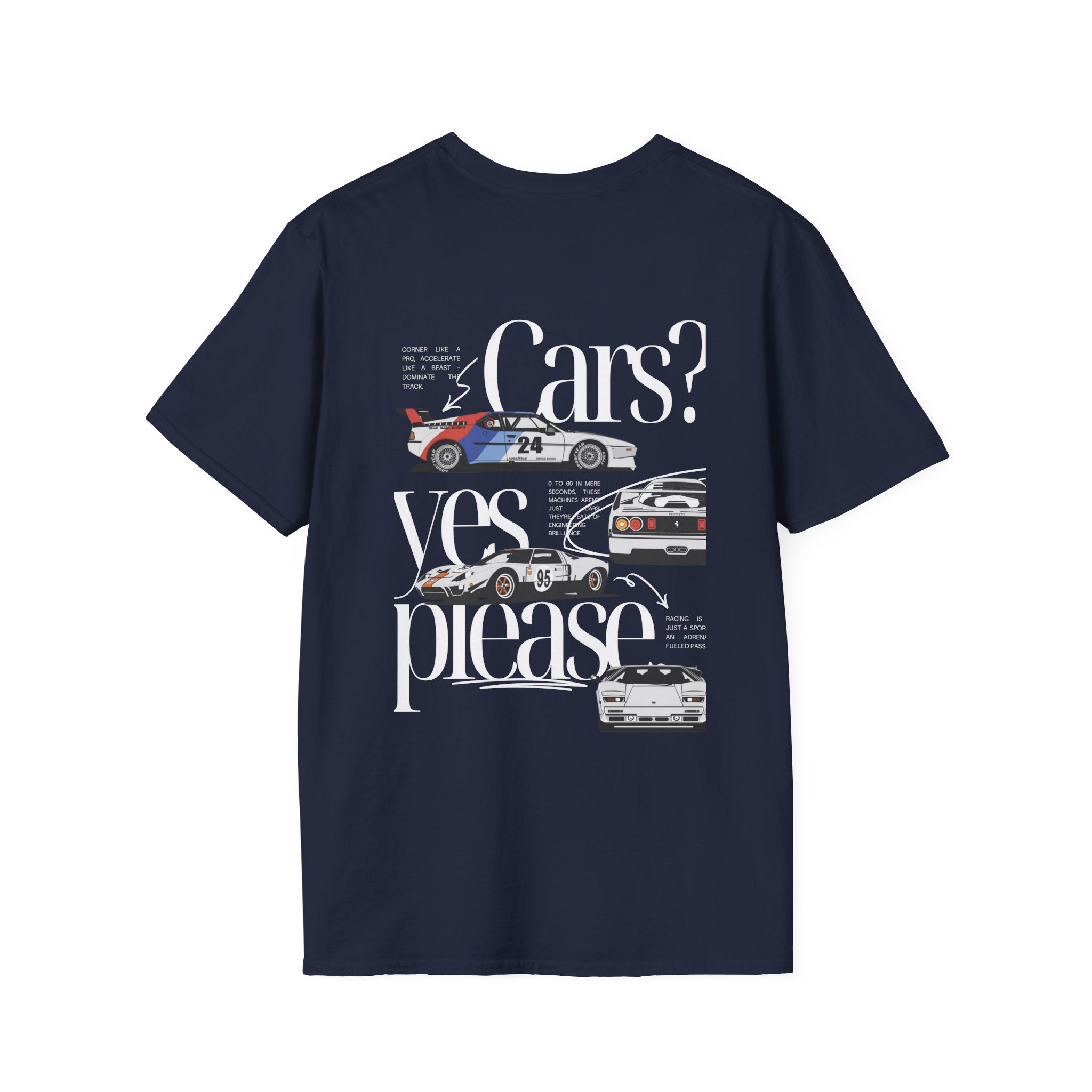 CARS - YES - PLEASE - RACING TEE