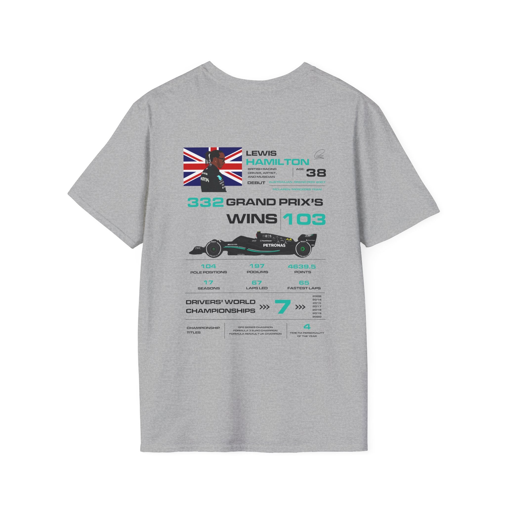 LEWIS HAMILTON FORMULA ONE TEE