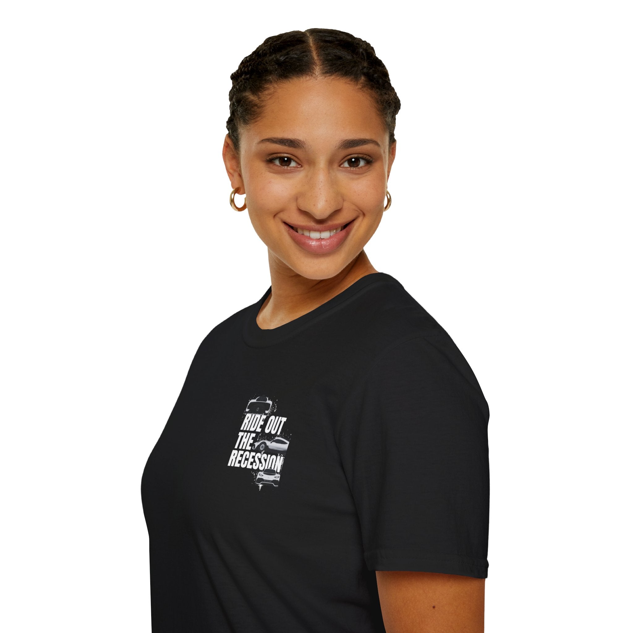 RIDE OUT THE RECESSION RACING TEE