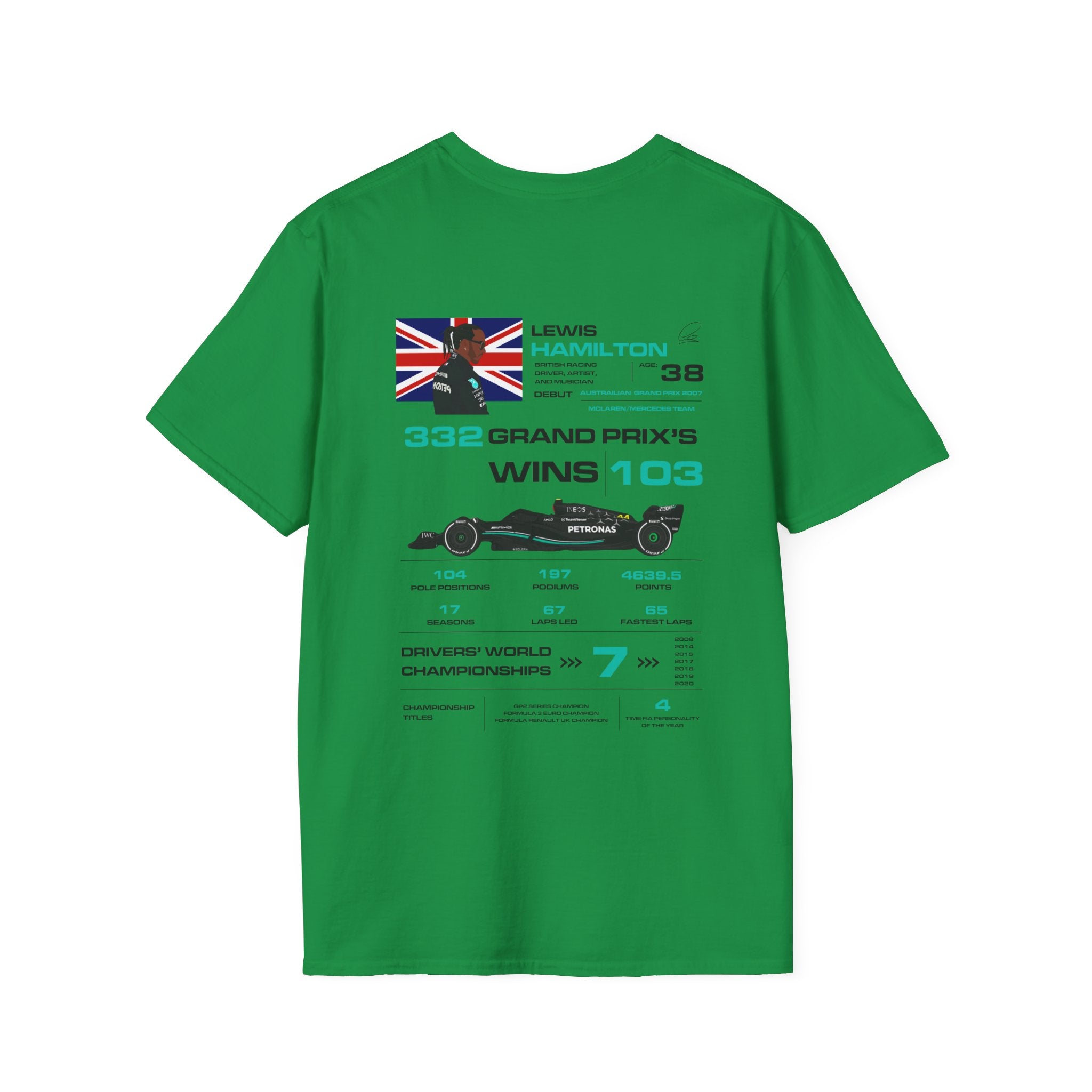 LEWIS HAMILTON FORMULA ONE TEE