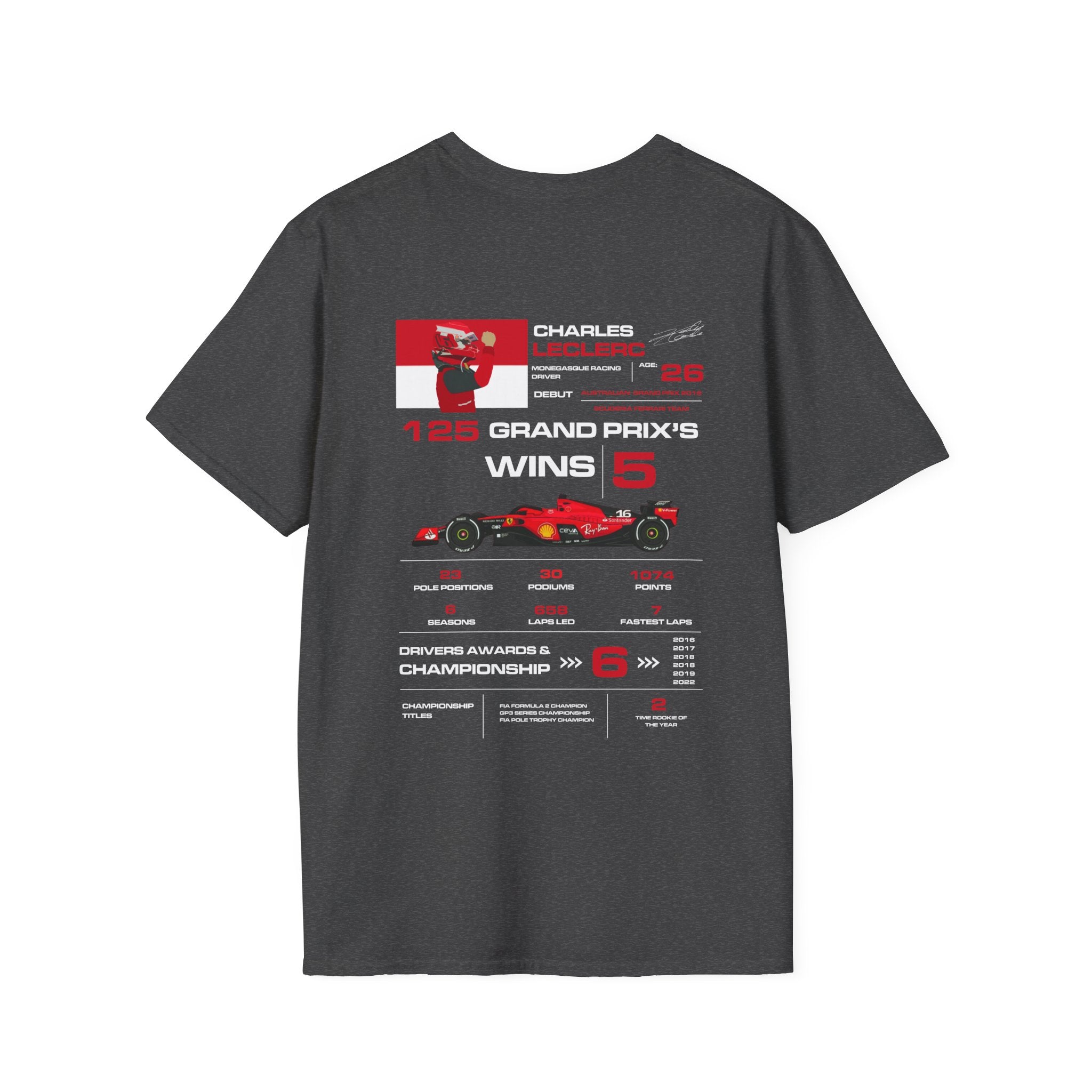 CHARLES LECLERC FORMULA ONE TEE