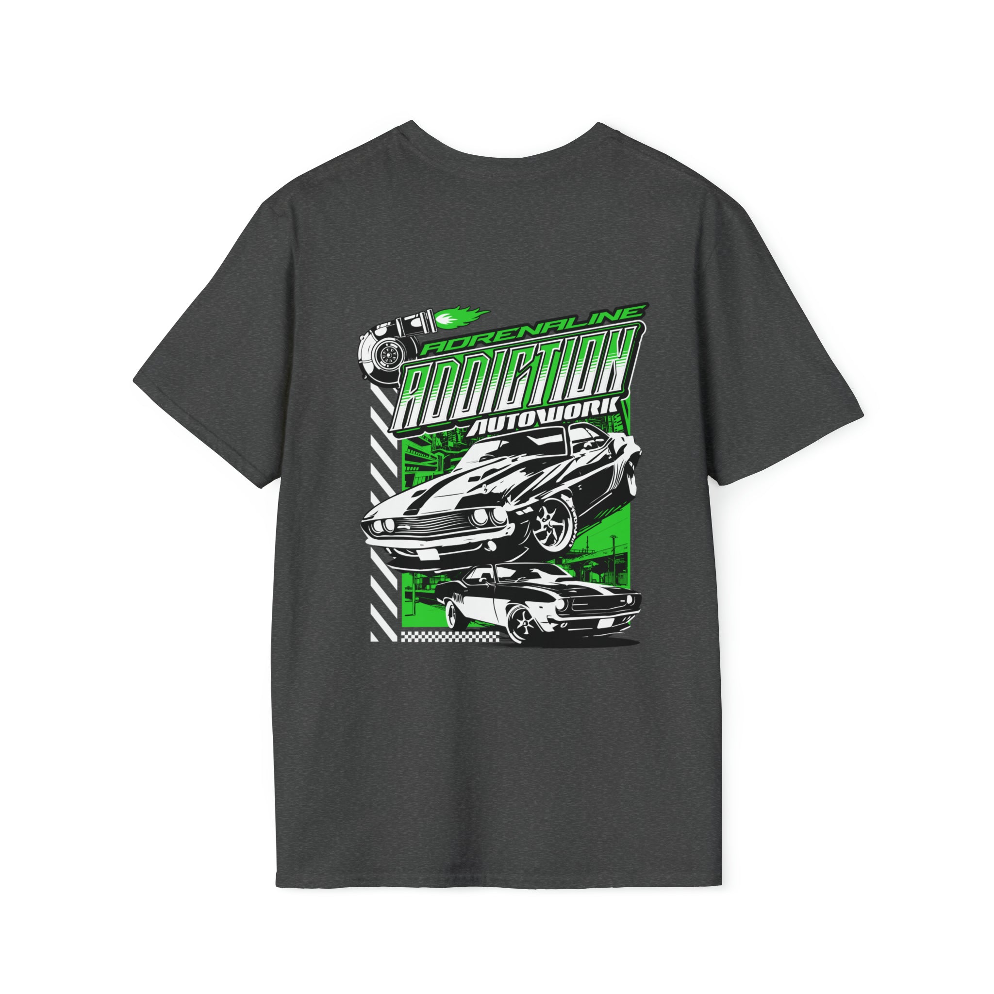 ADRENALINE ADDICTION AUTOWORK TEE