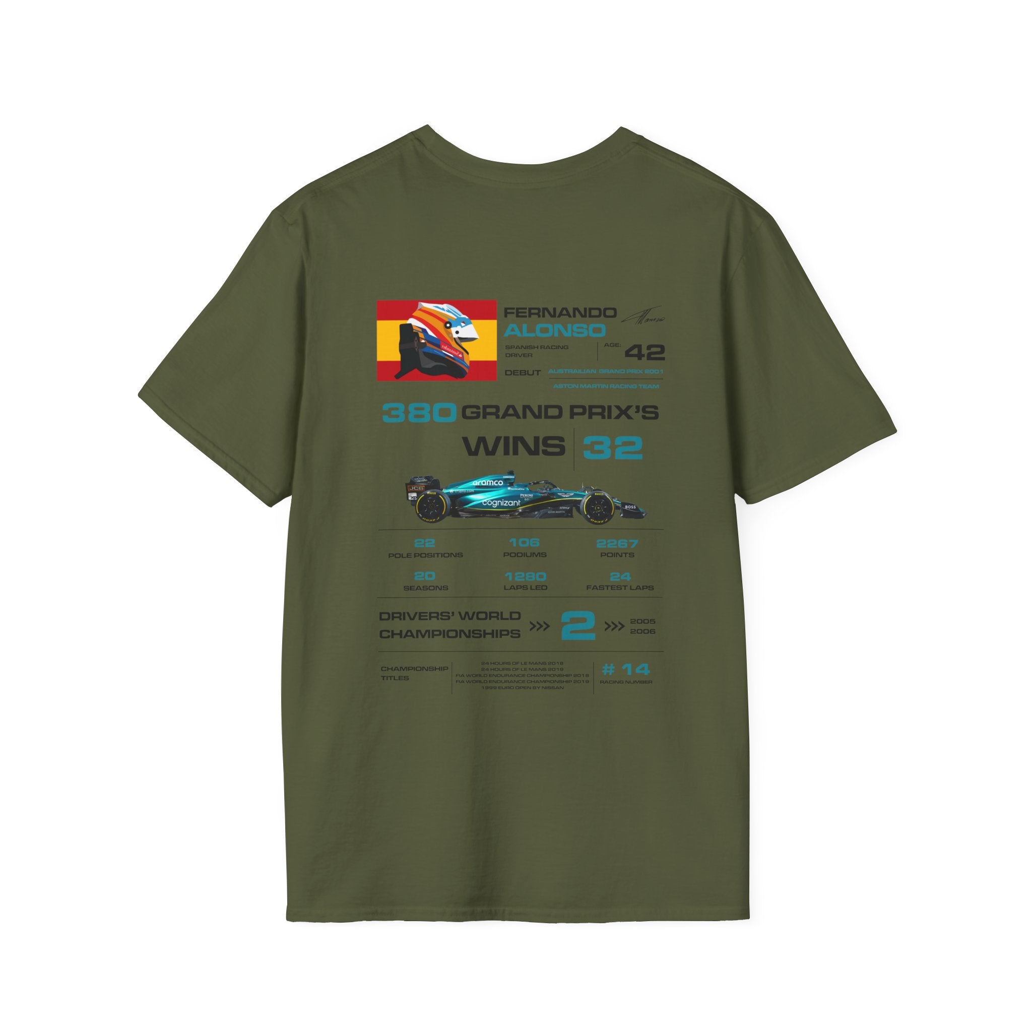 FERNANDO ALONSO FORMULA ONE TEE