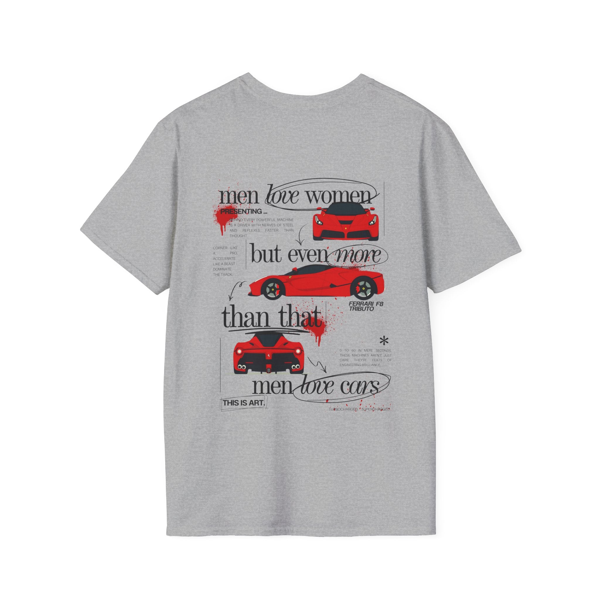 MEN LOVE CARS RACING TEE