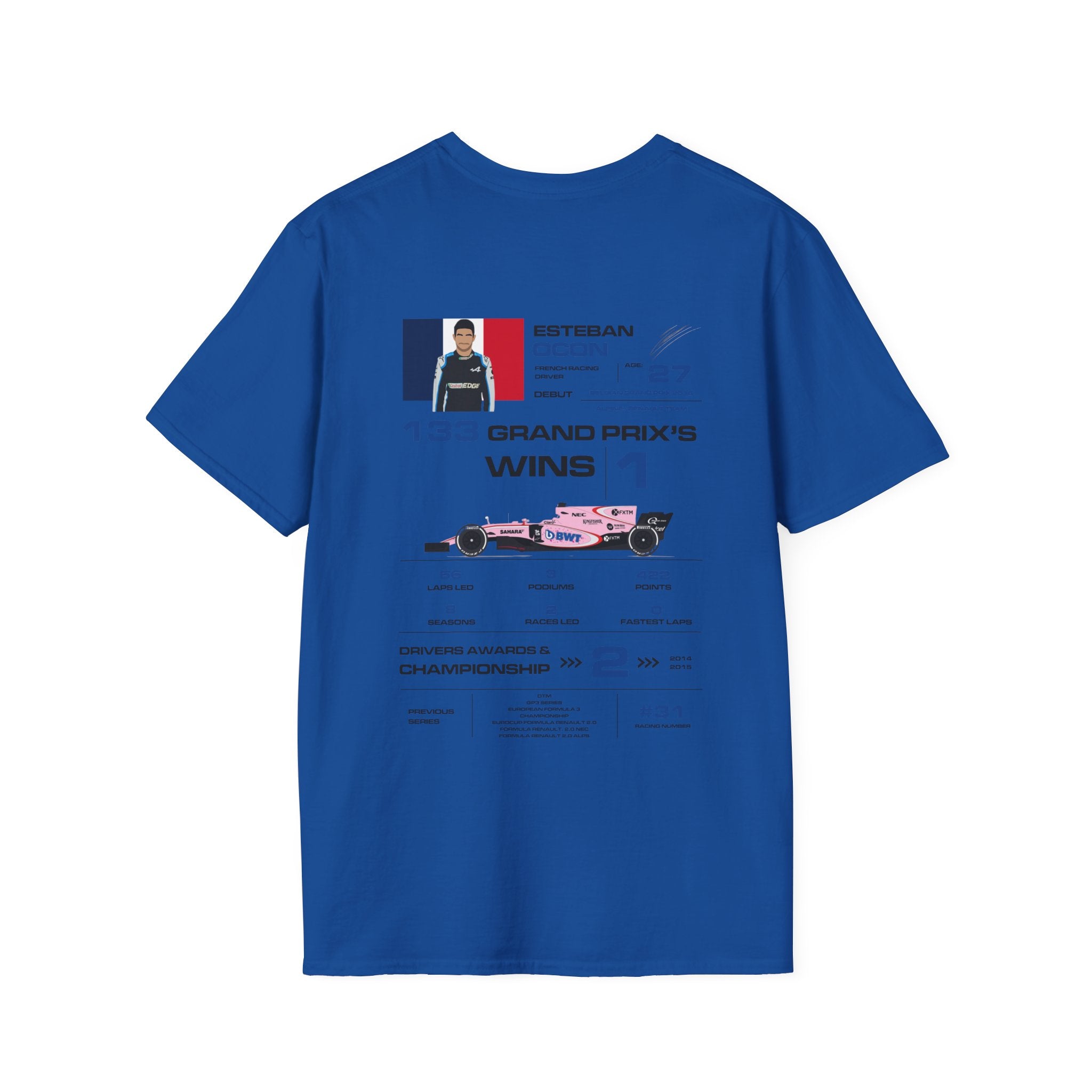 ESTEBAN OCON FORMULA ONE TEE