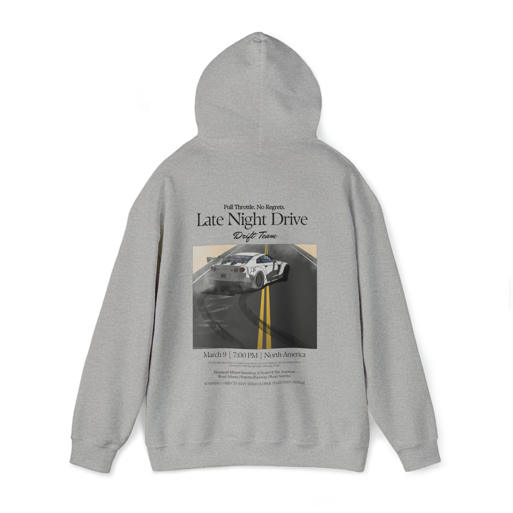 LATE NIGHT DRIVE DRIFTING HOODIE