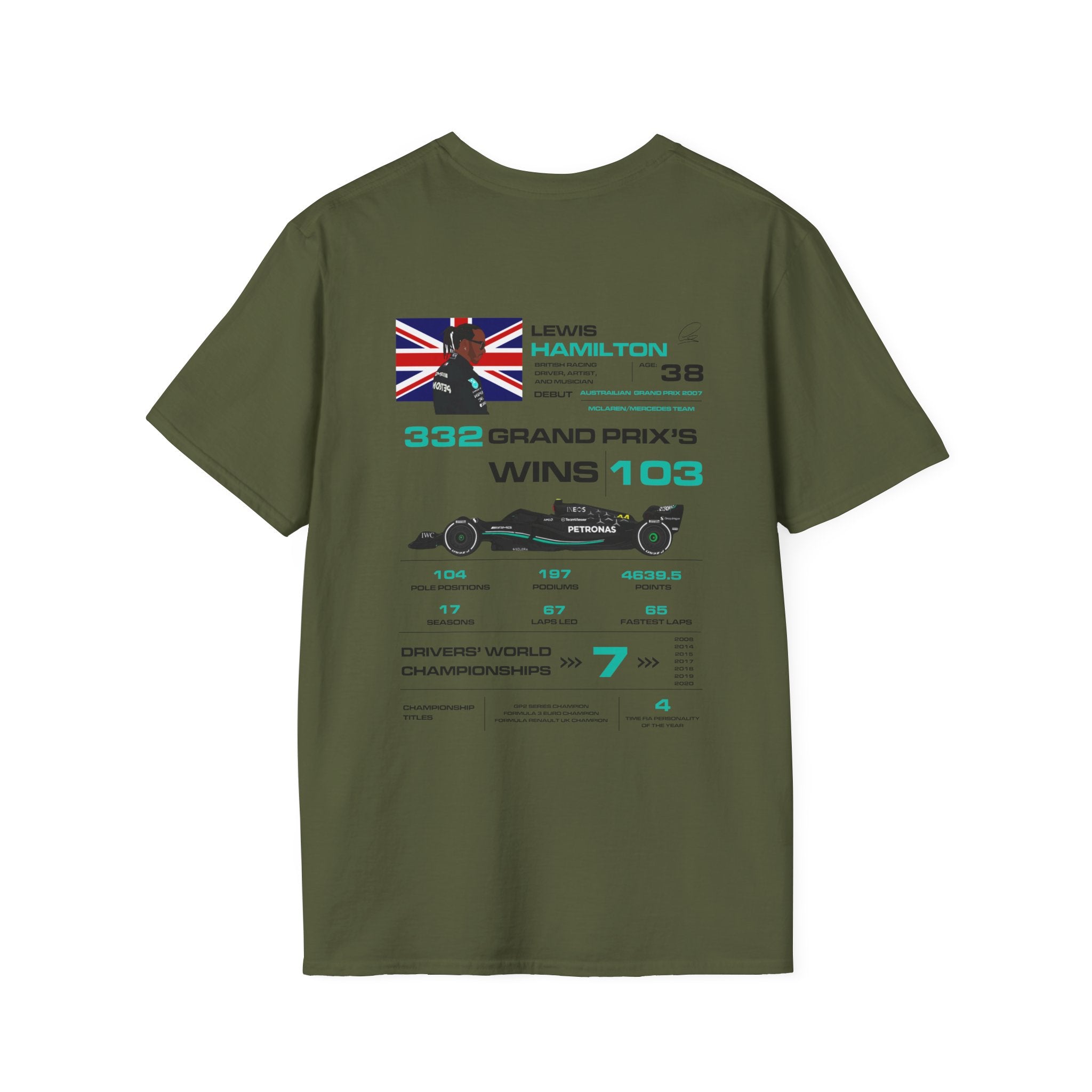 LEWIS HAMILTON FORMULA ONE TEE