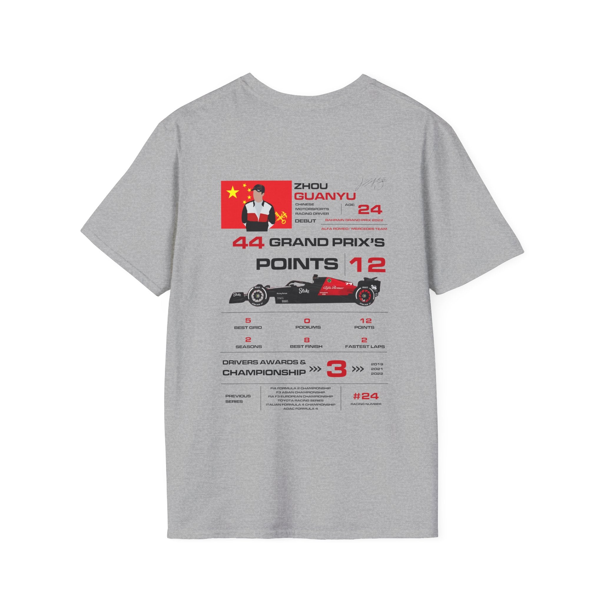 ZHOU GUANYU FORMULA ONE TEE
