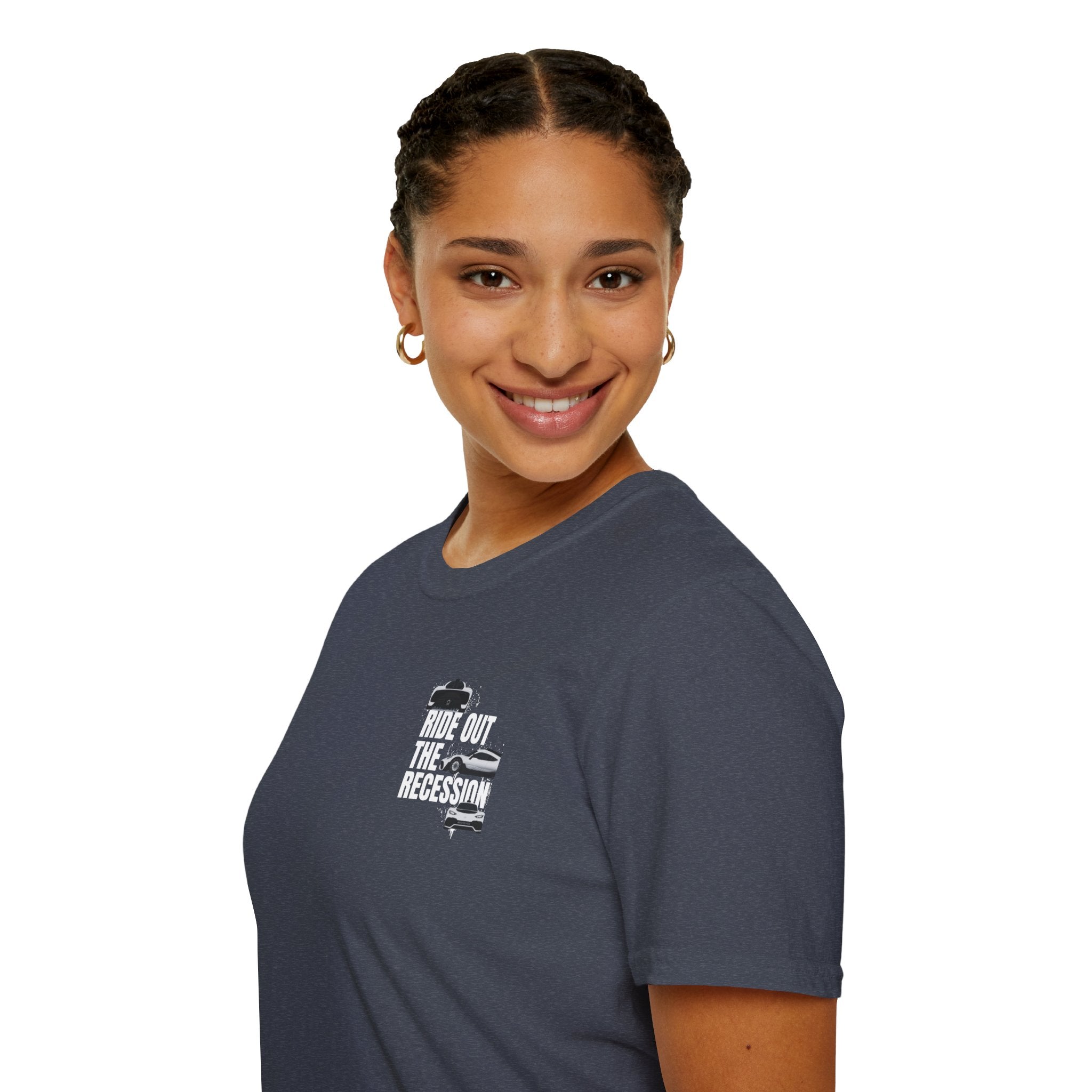 RIDE OUT THE RECESSION RACING TEE