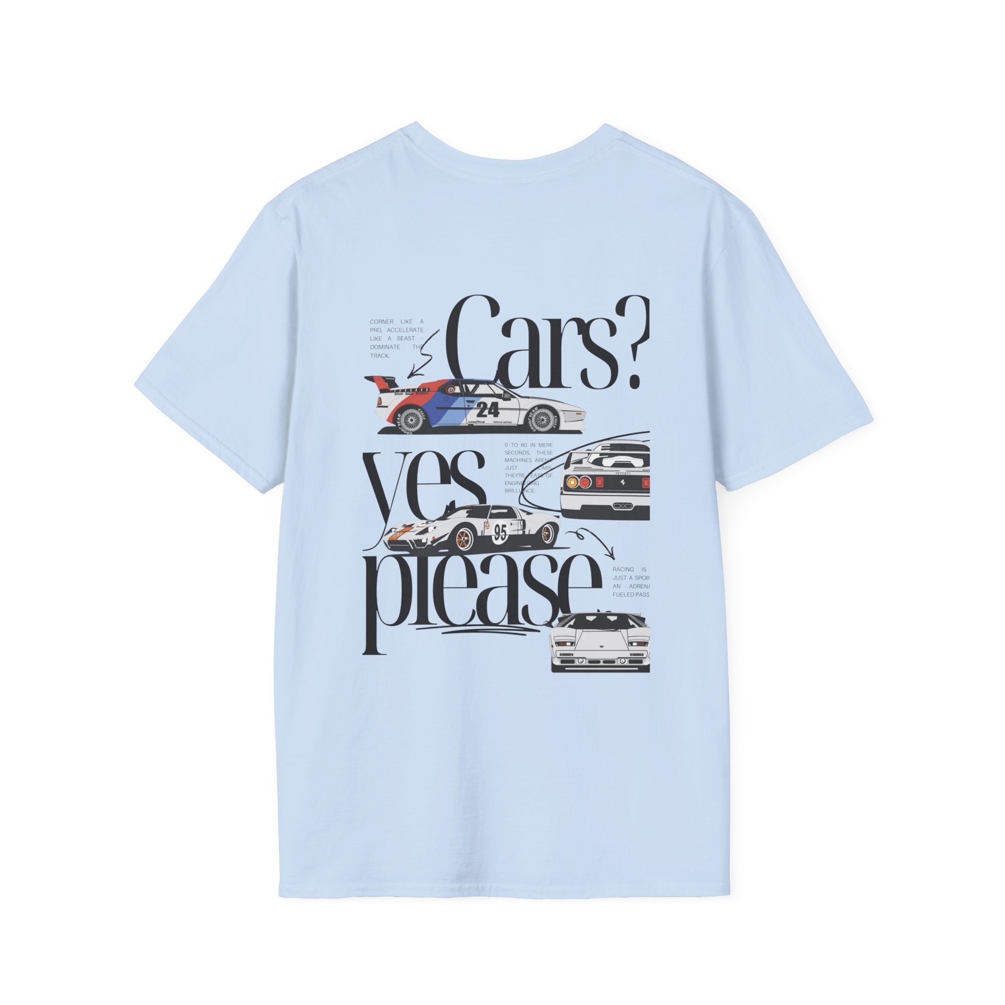 CARS - YES - PLEASE - RACING TEE