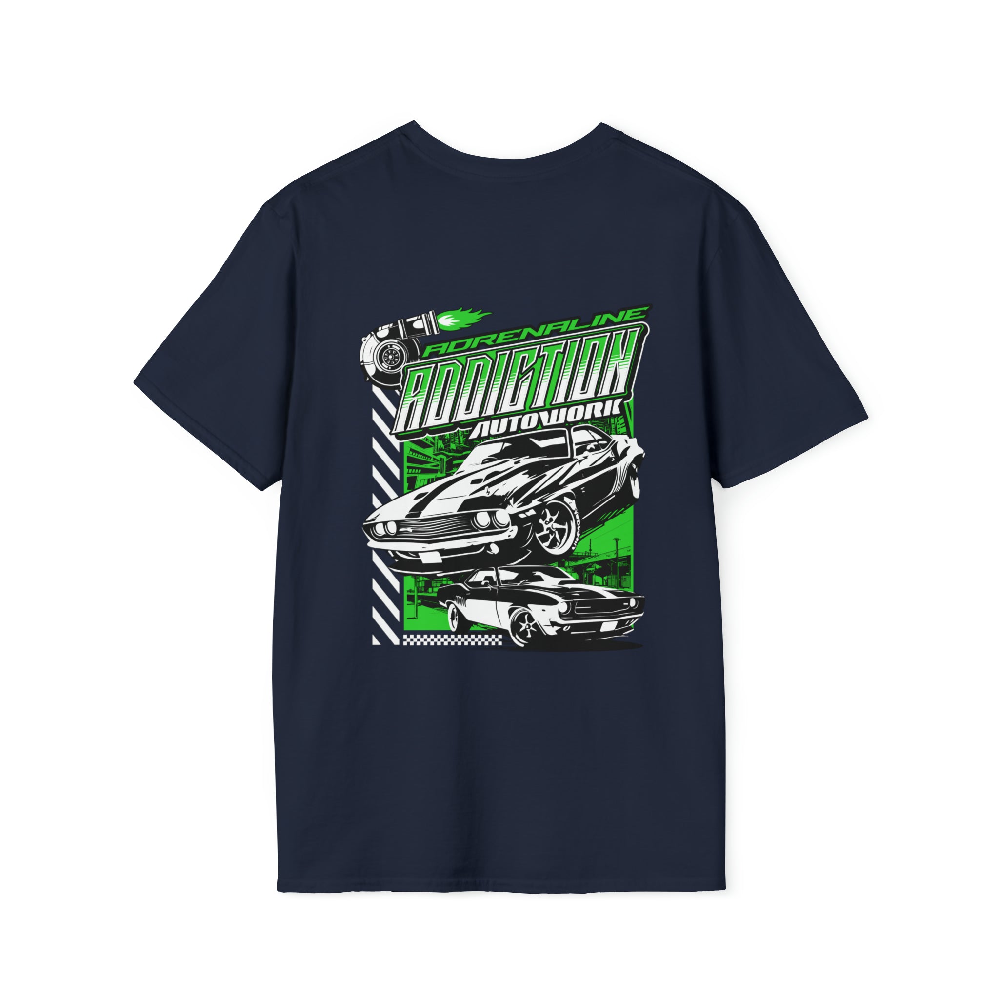 ADRENALINE ADDICTION AUTOWORK TEE
