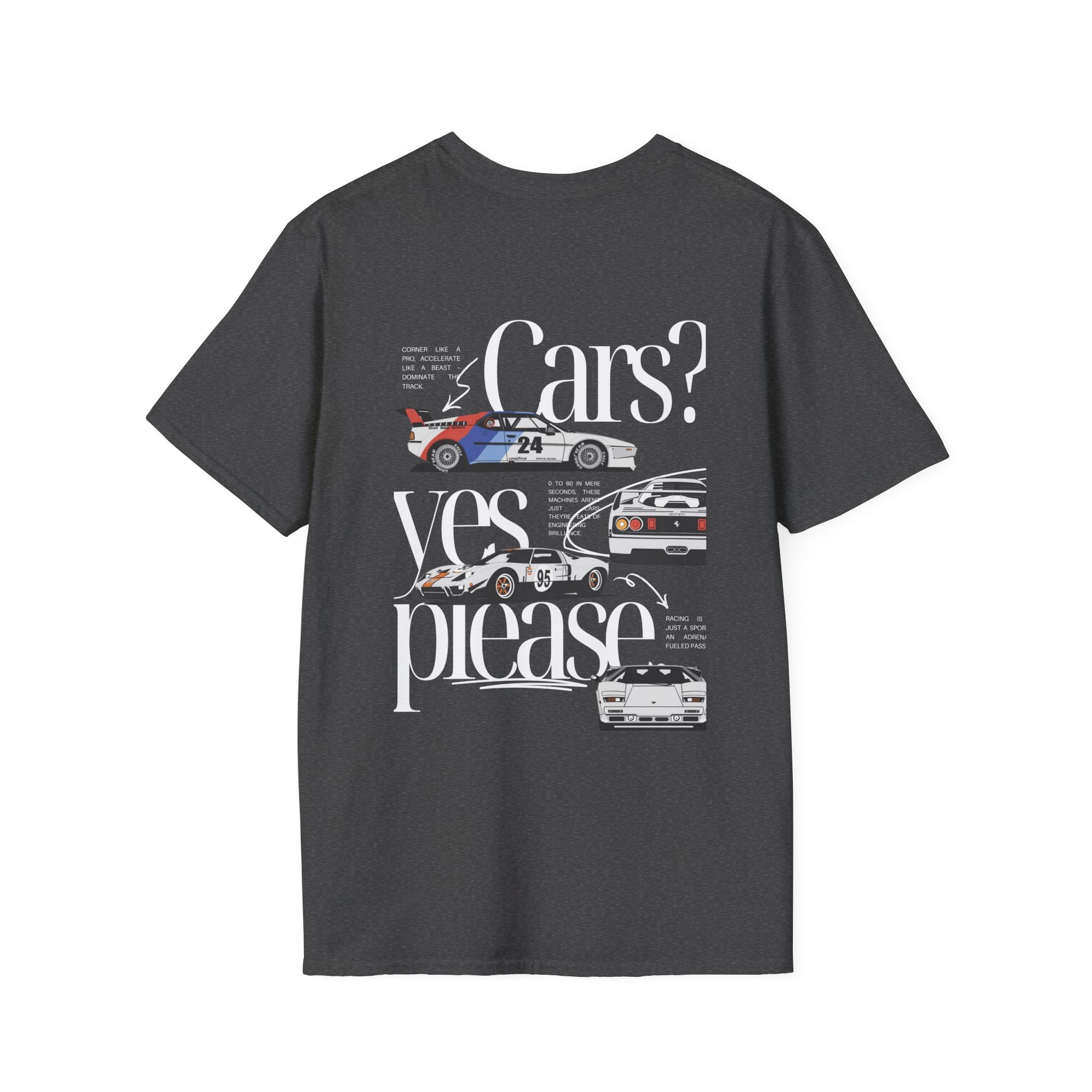 CARS - YES - PLEASE - RACING TEE