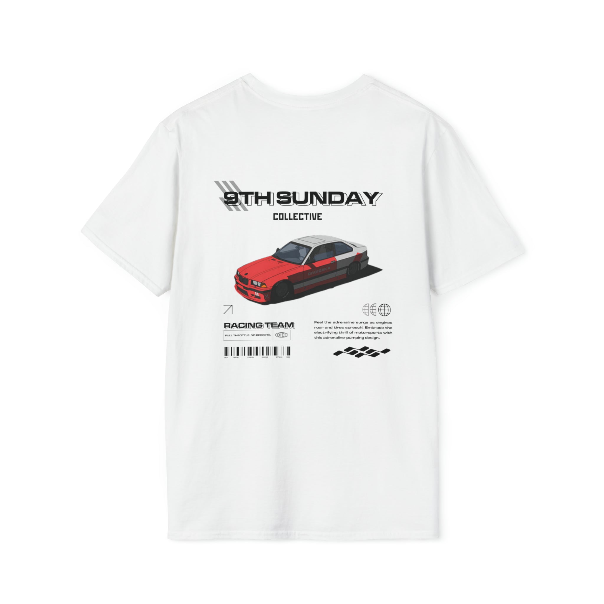 9TH SUNDAY RED CAR TEE