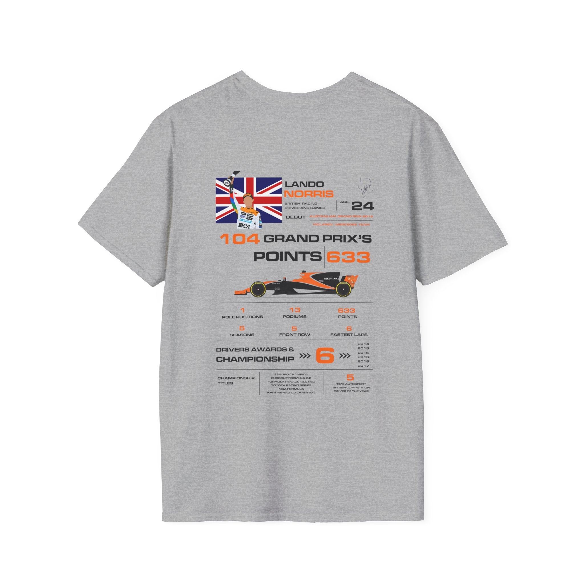 LANDO NORRIS FORMULA ONE TEE