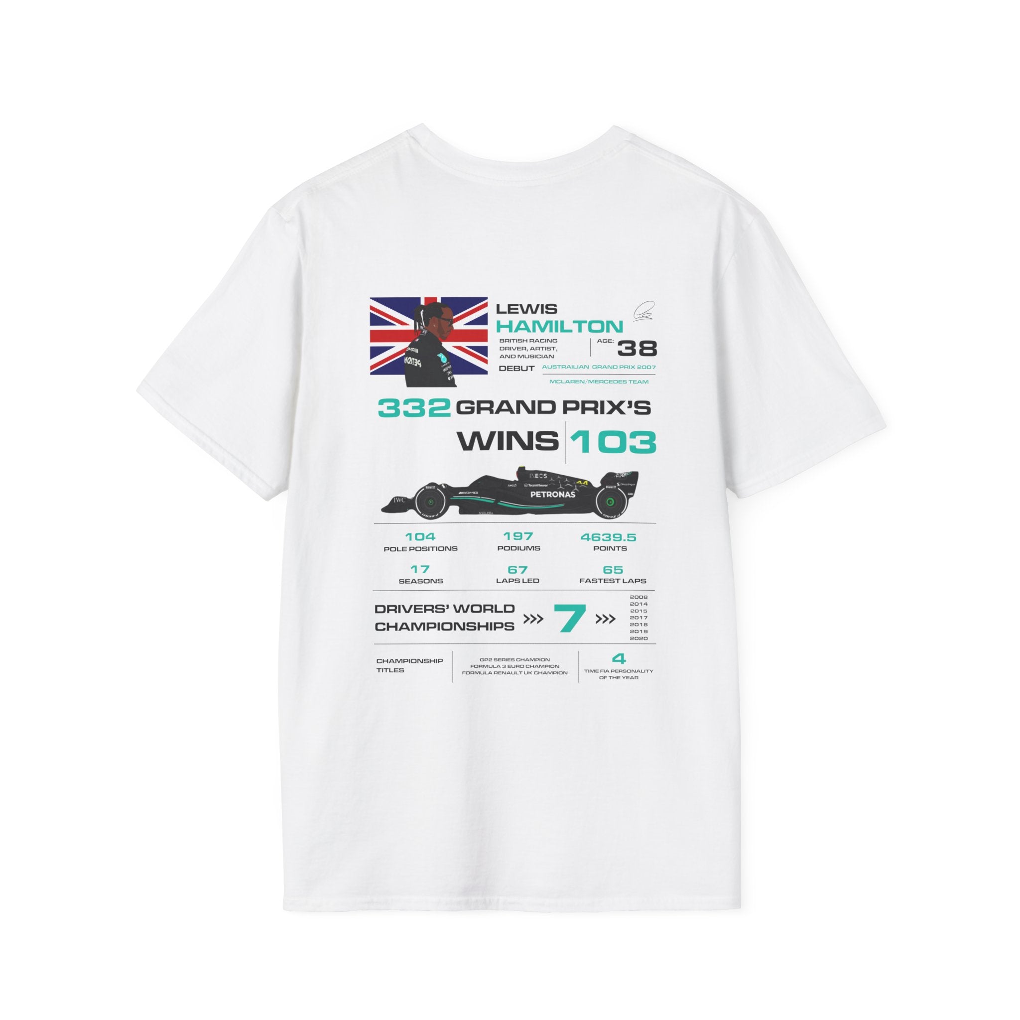 LEWIS HAMILTON FORMULA ONE TEE