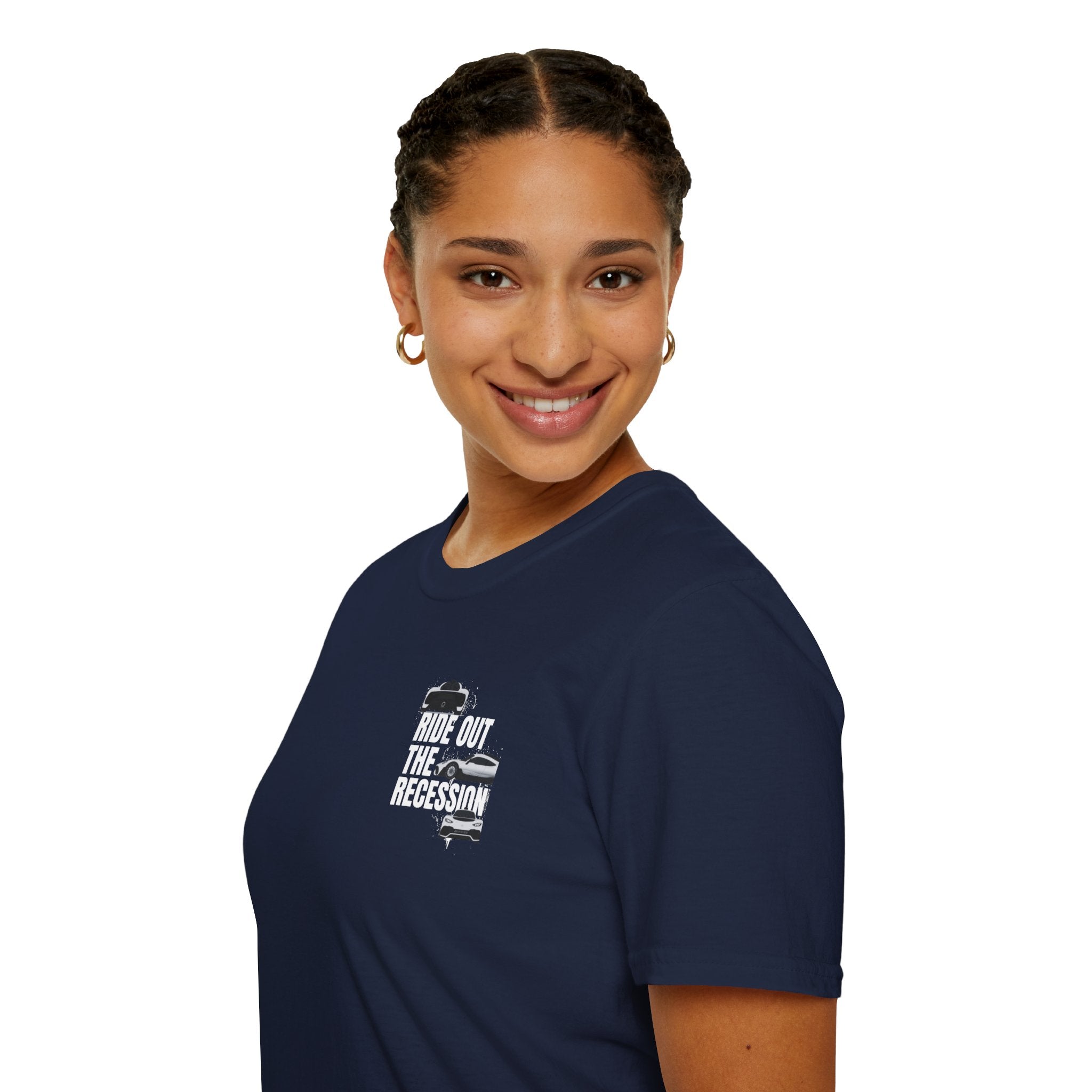 RIDE OUT THE RECESSION RACING TEE