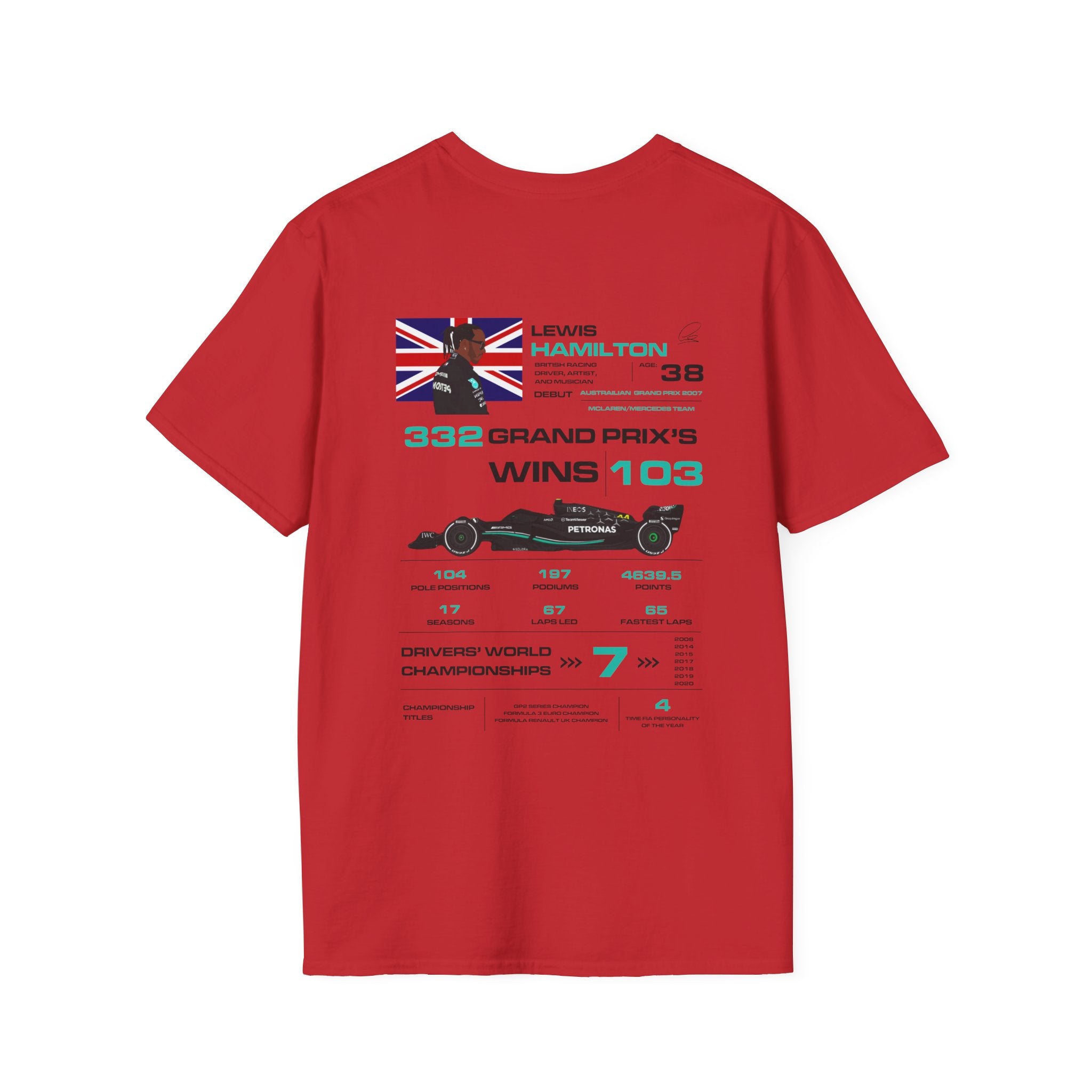 LEWIS HAMILTON FORMULA ONE TEE