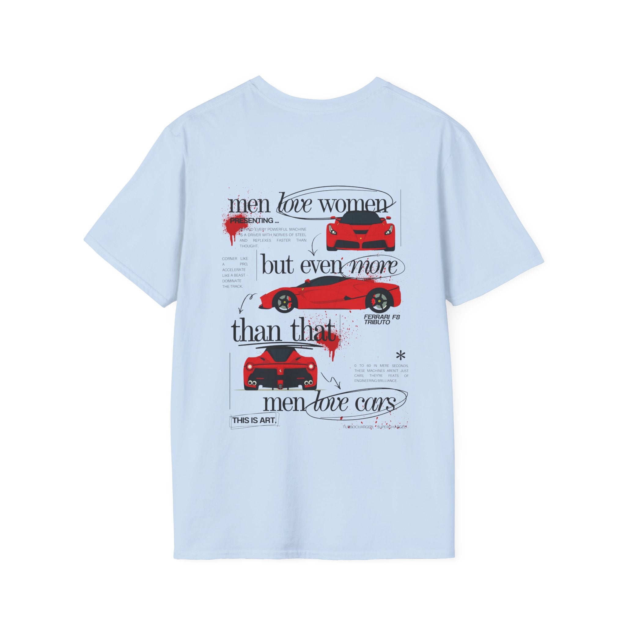 MEN LOVE CARS RACING TEE