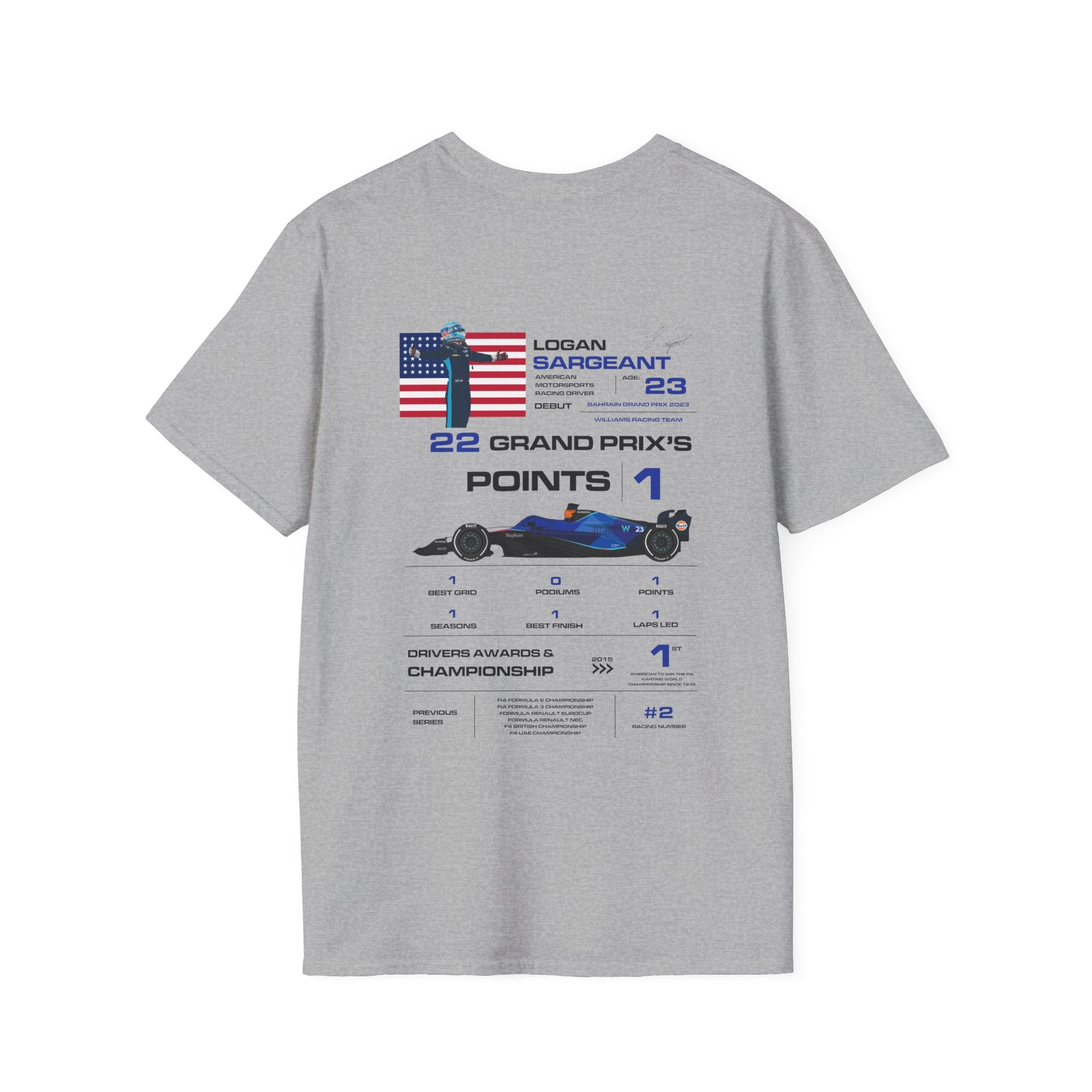 LOGAN SARGEANT FORMULA ONE TEE