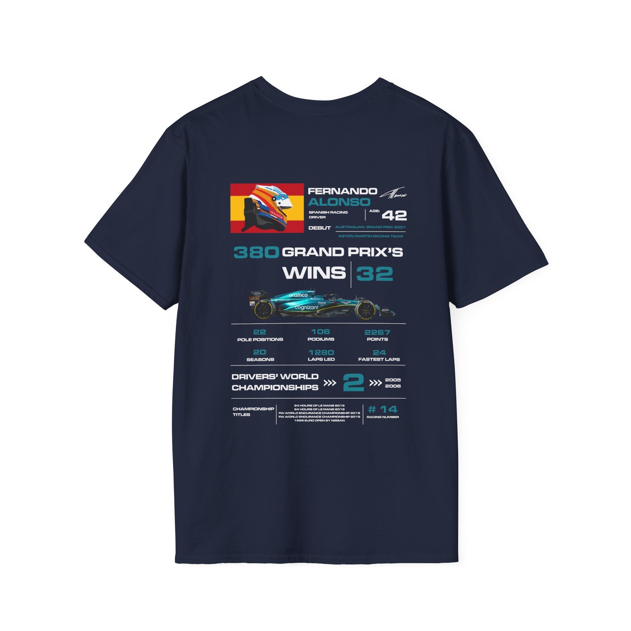 FERNANDO ALONSO FORMULA ONE TEE