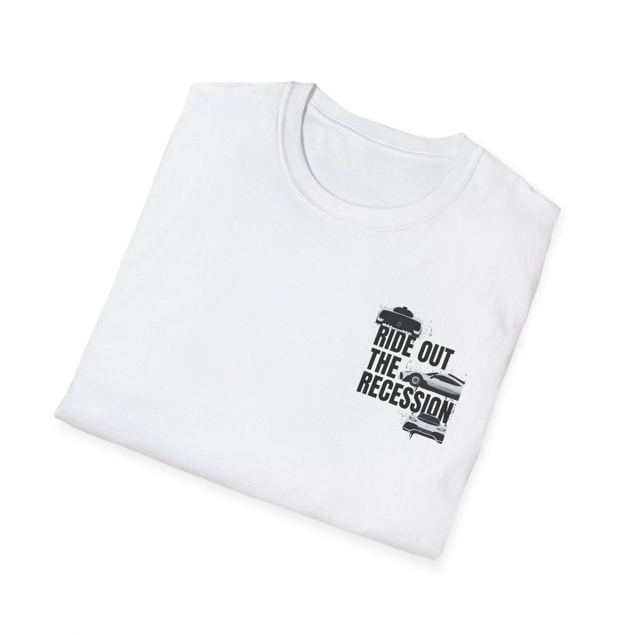 RIDE OUT THE RECESSION RACING TEE