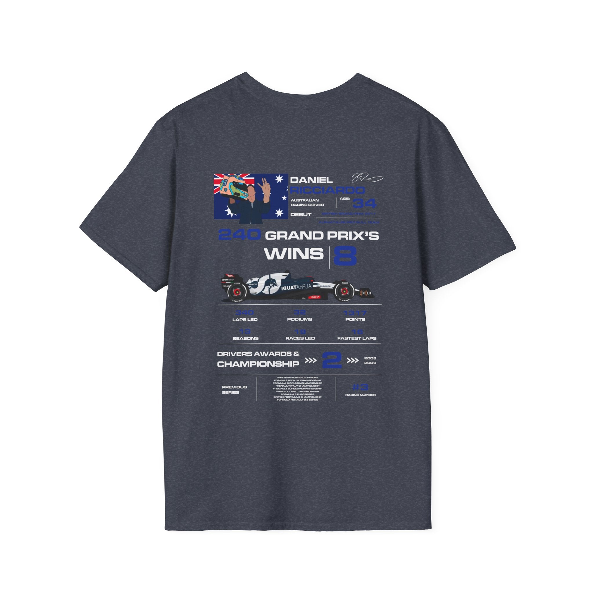 DANIEL RICCIARDO FORMULA ONE TEE