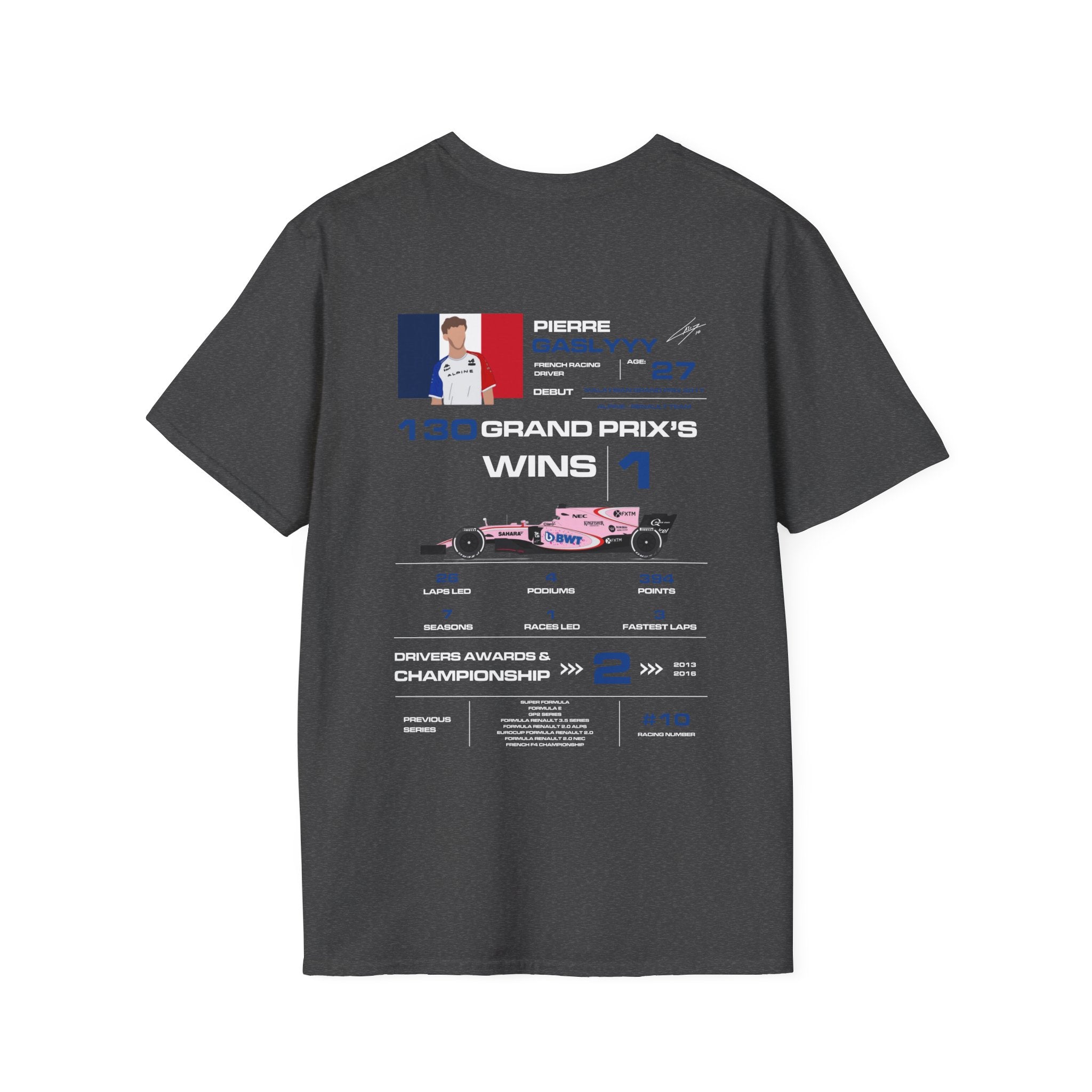 PIERRE GASLY FORMULA ONE TEE