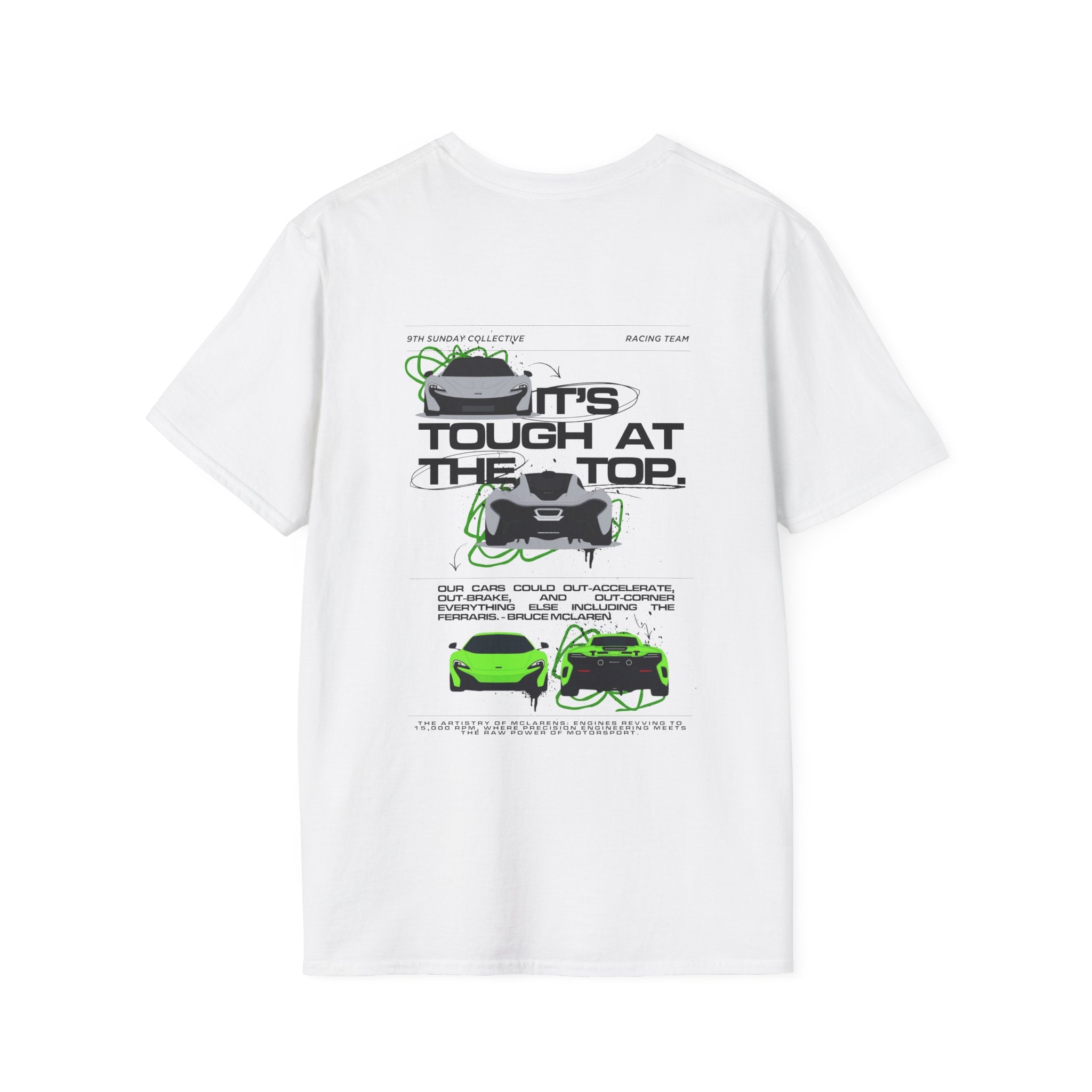 ITS TOUGH AT THE TOP RACING TEE
