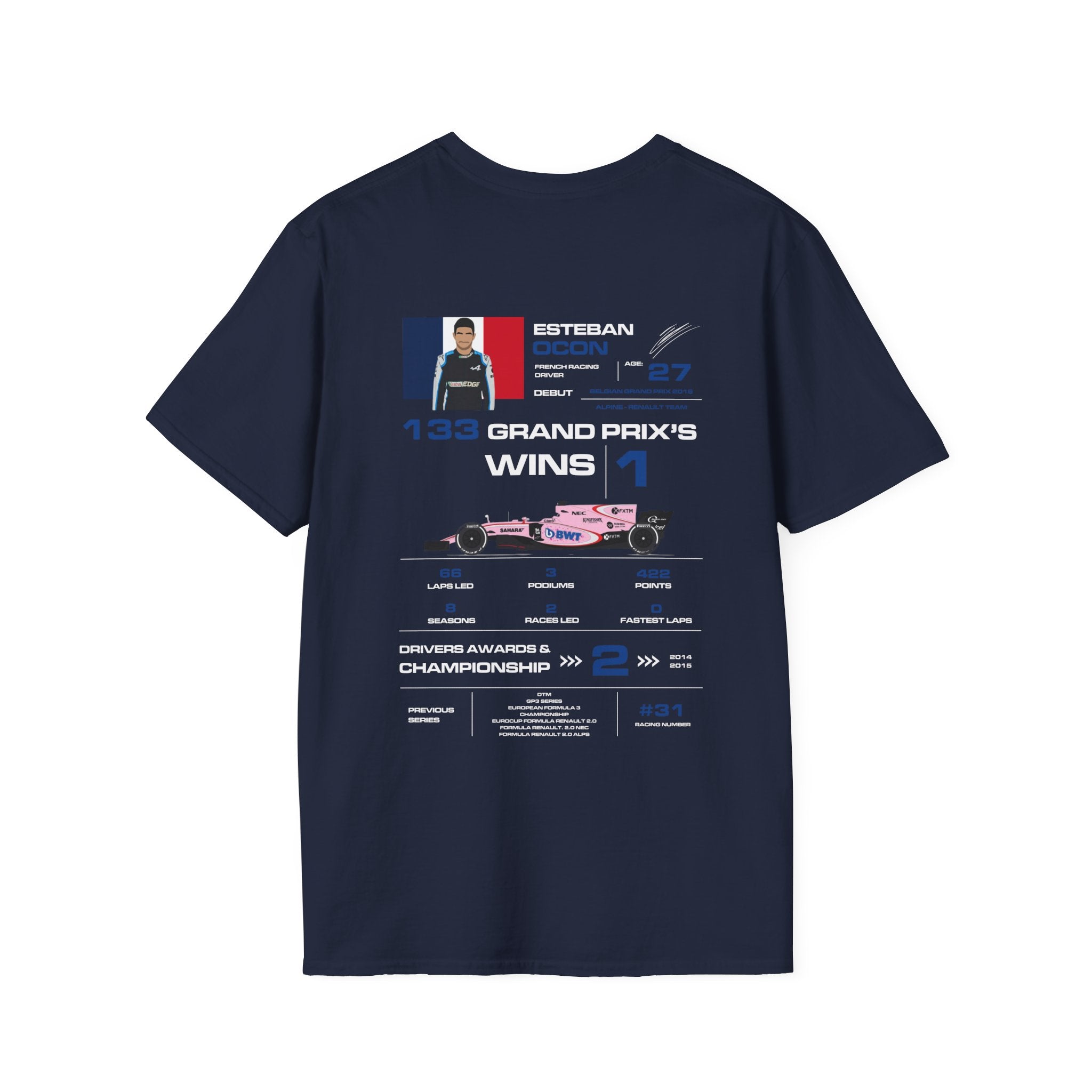 ESTEBAN OCON FORMULA ONE TEE