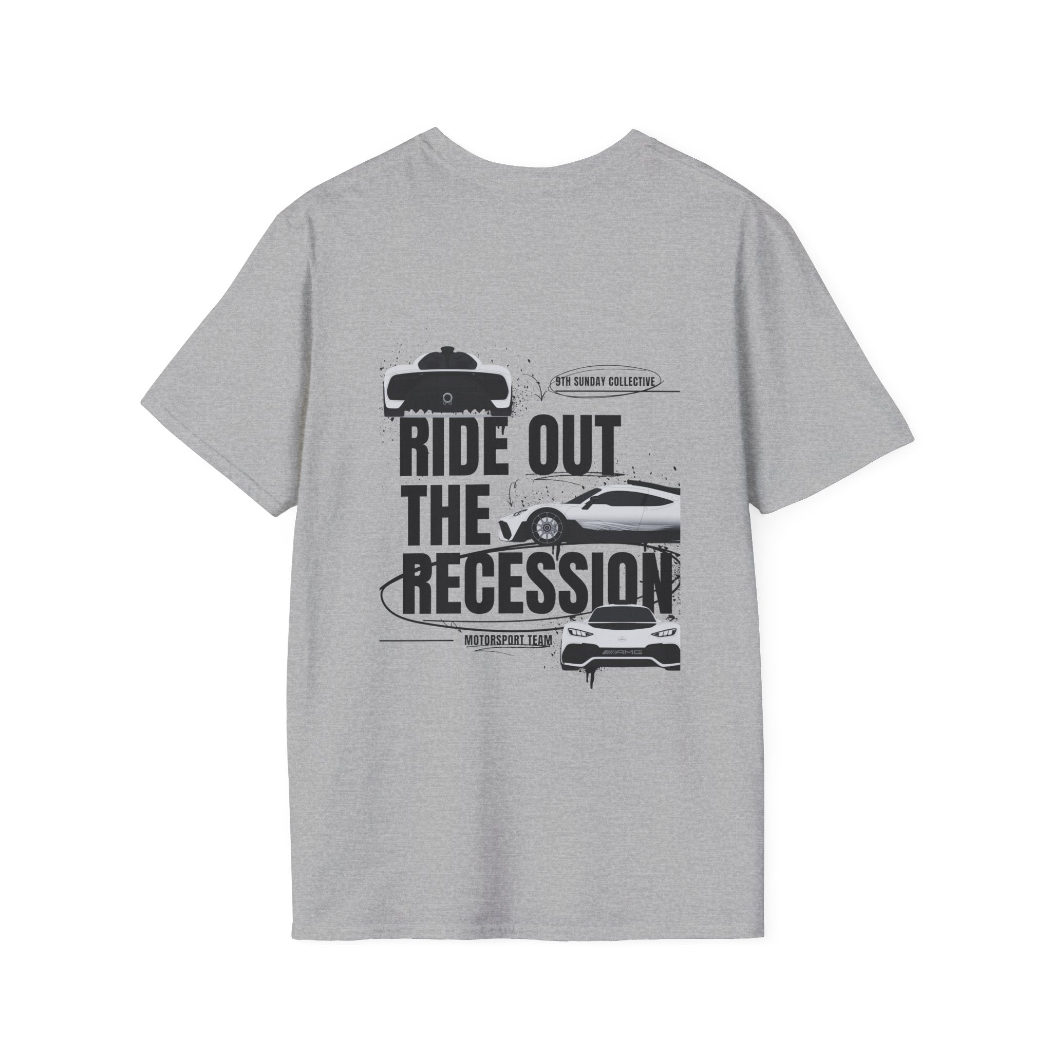 RIDE OUT THE RECESSION RACING TEE