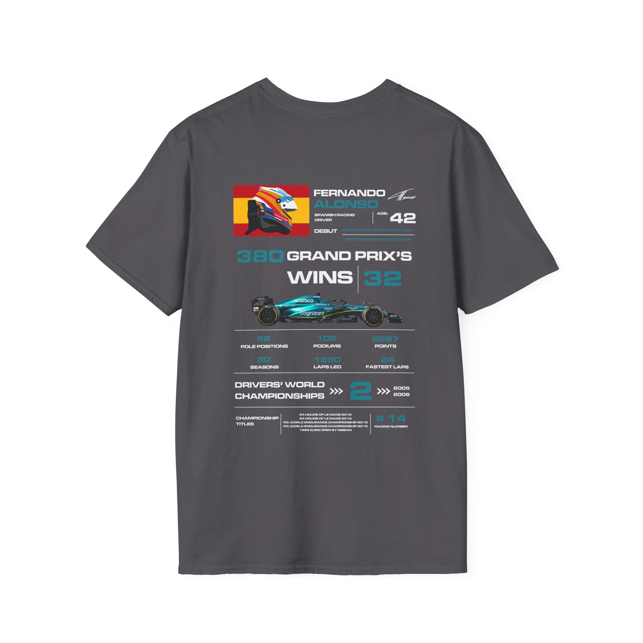 FERNANDO ALONSO FORMULA ONE TEE